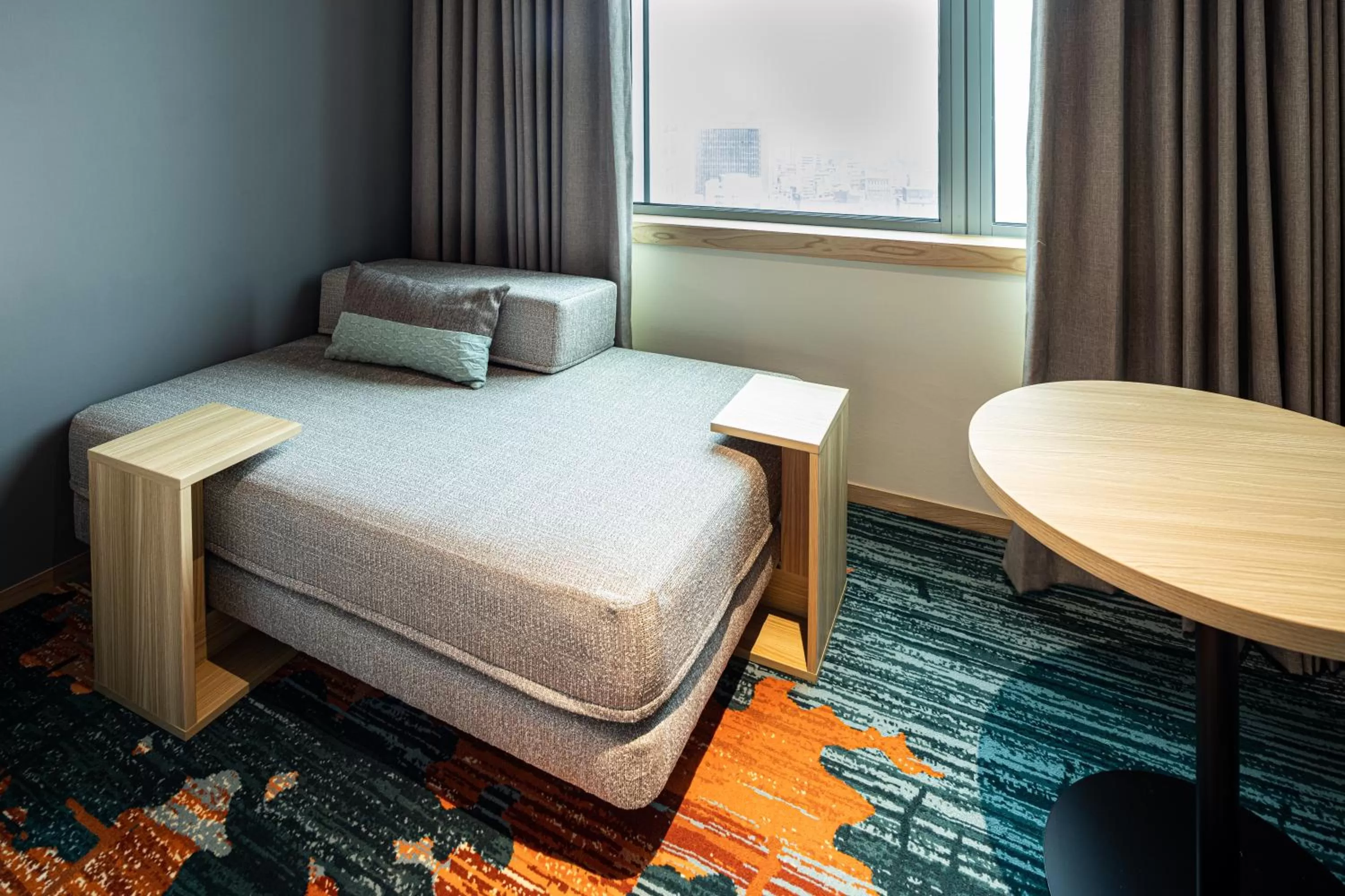 Seating area, Bed in Solaria Nishitetsu Hotel Taipei Ximen