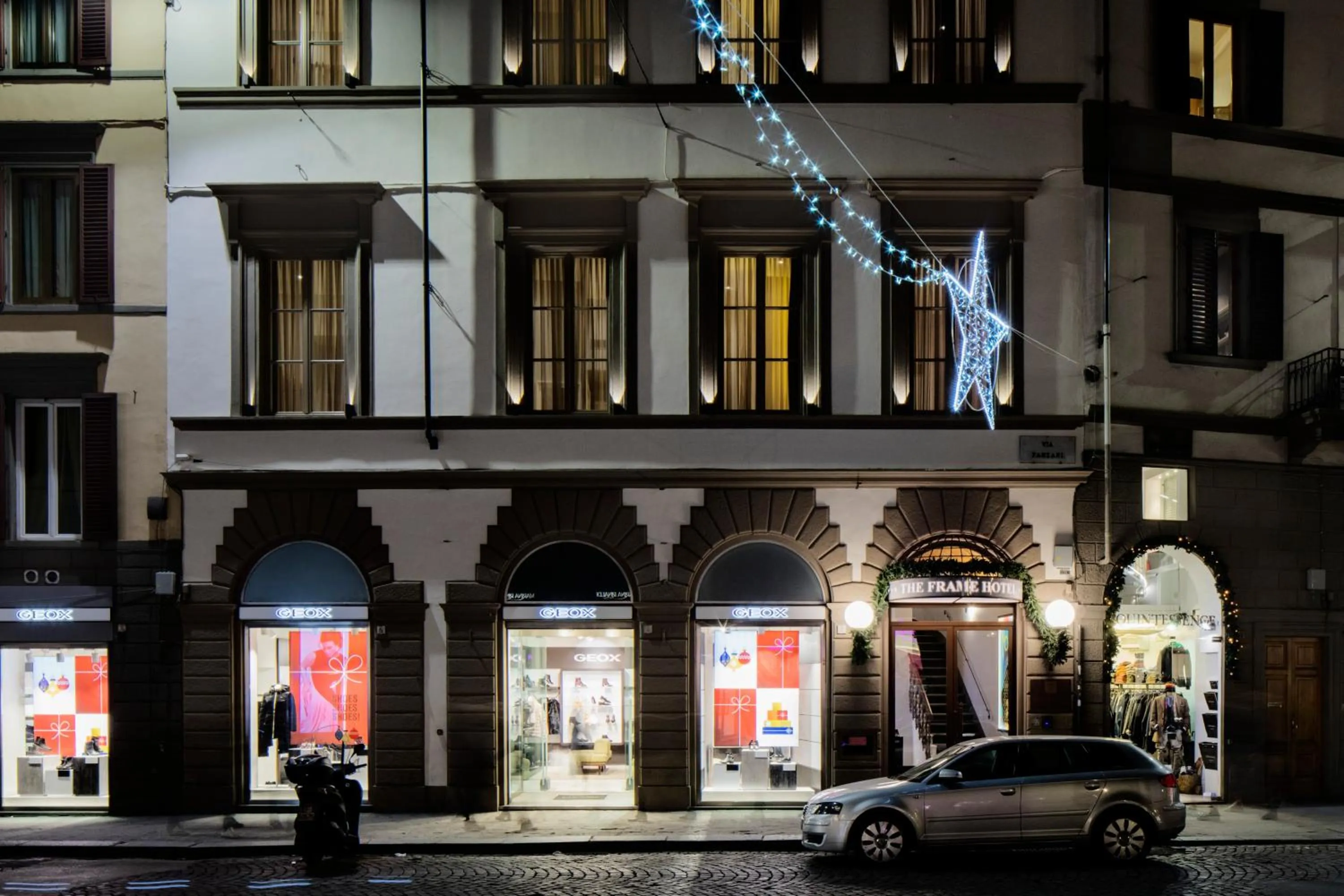 Facade/entrance in The Frame Hotel