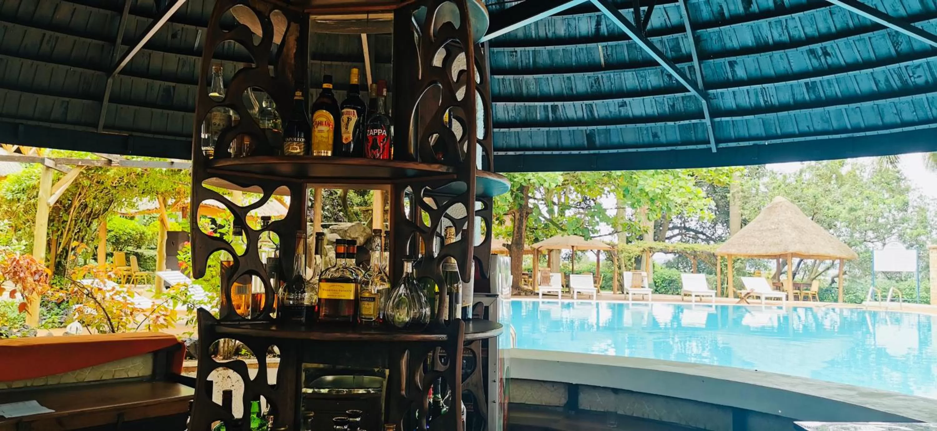 Swimming pool in Jinja Nile Resort