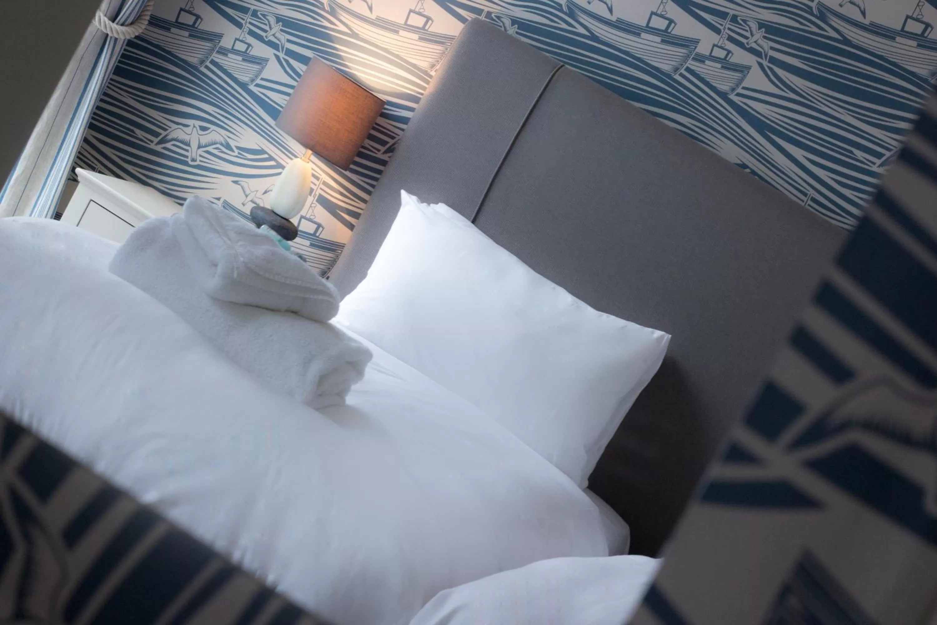 Decorative detail, Bed in The White Lodge Hotel