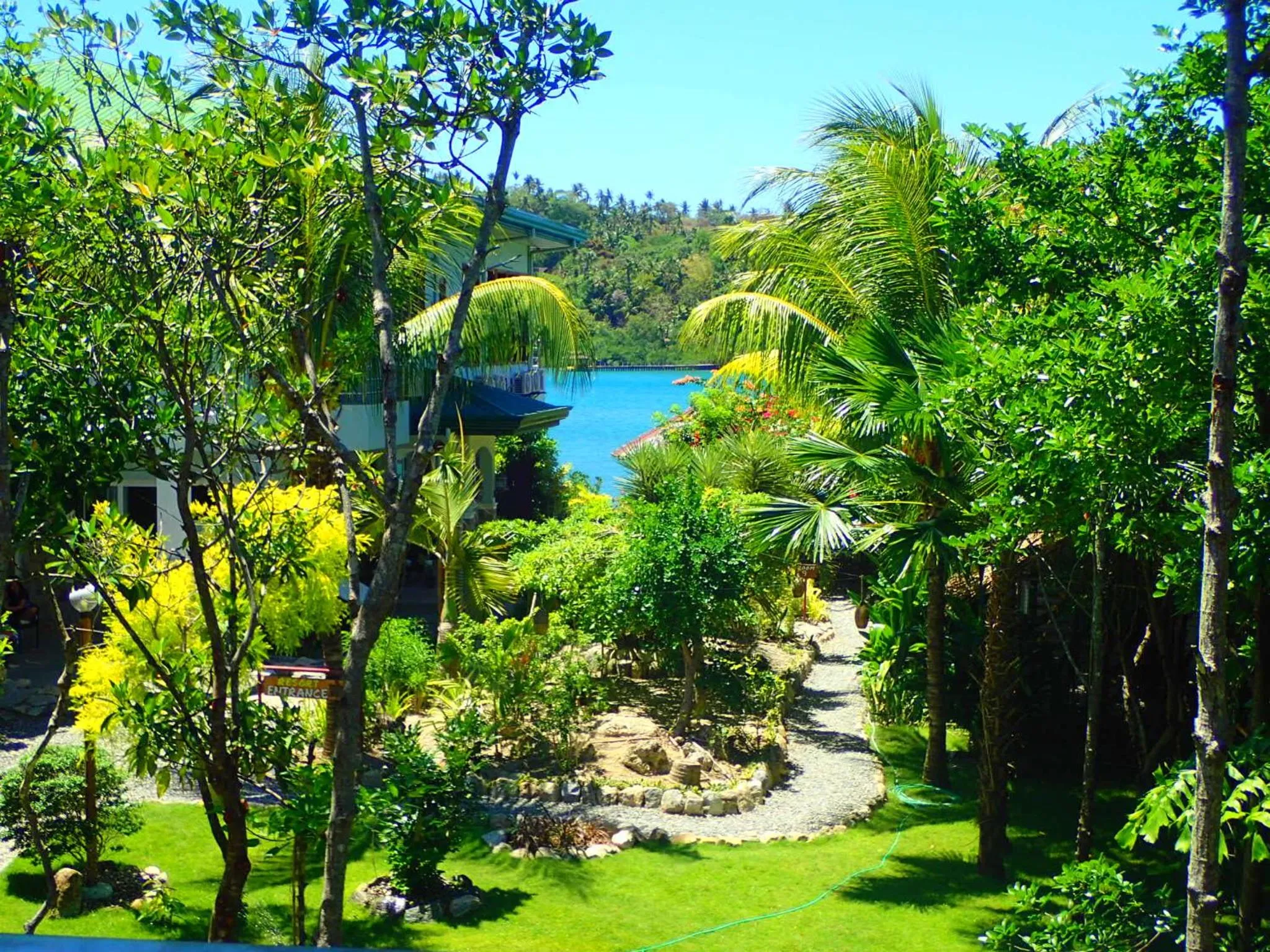 Natural landscape in Edgewater Dive & Spa Resort