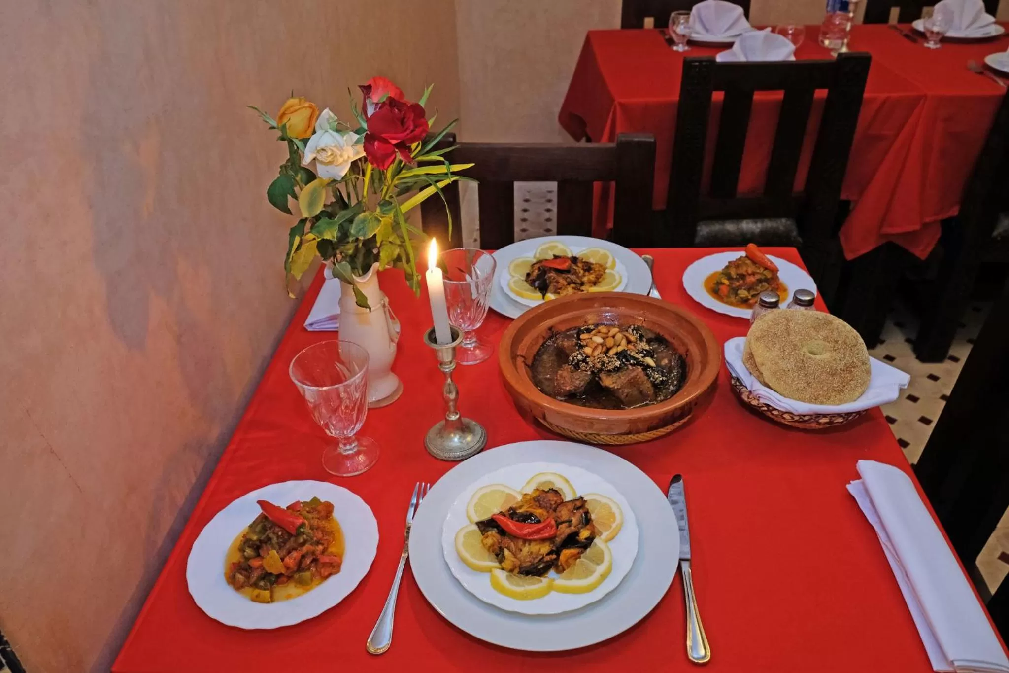 Dinner in Riad ZANOUBA