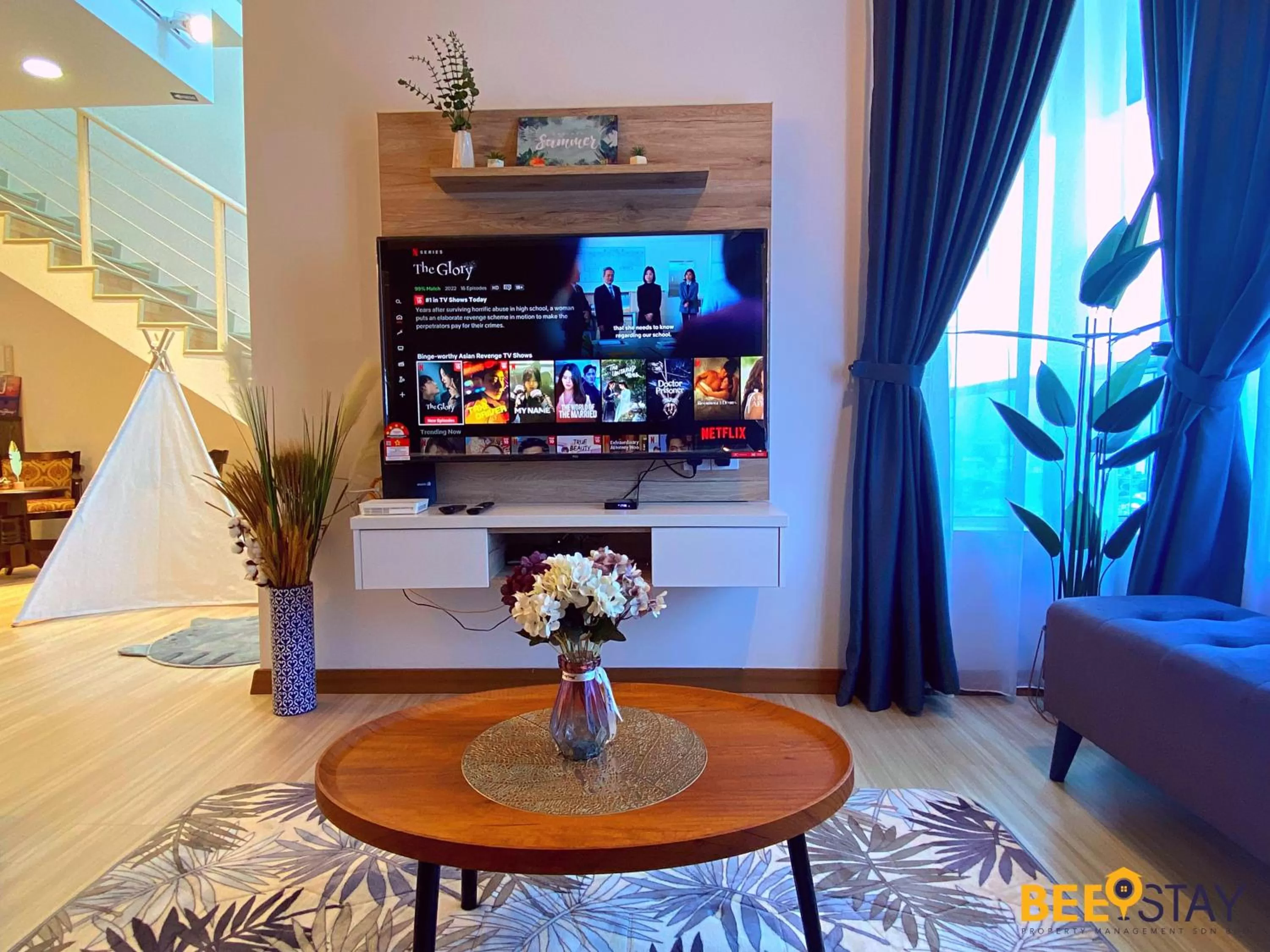 TV/Entertainment Center in The Wave Suites Melaka by BEESTAY