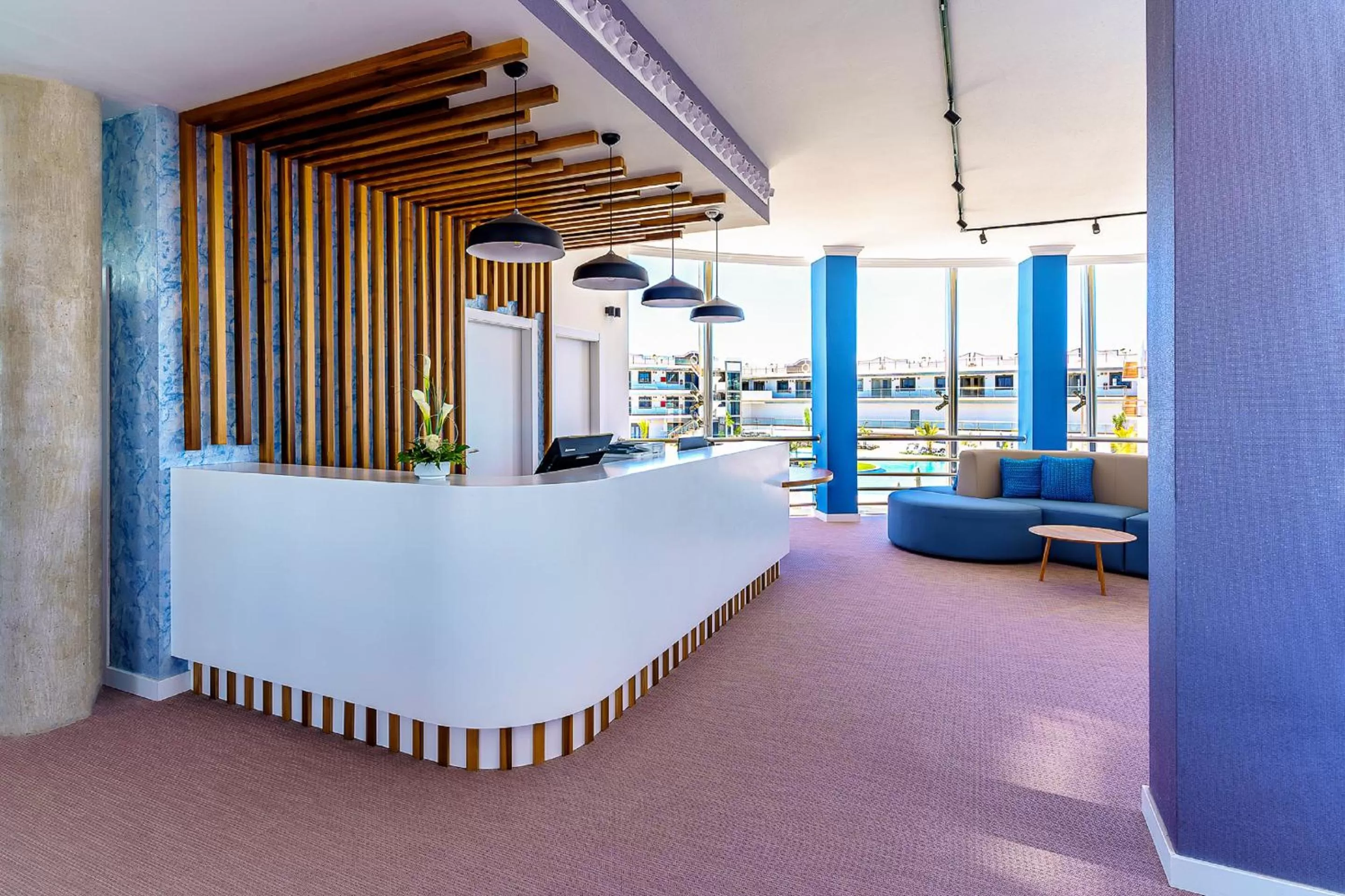 Lobby or reception in Hotel Cordial Marina Blanca