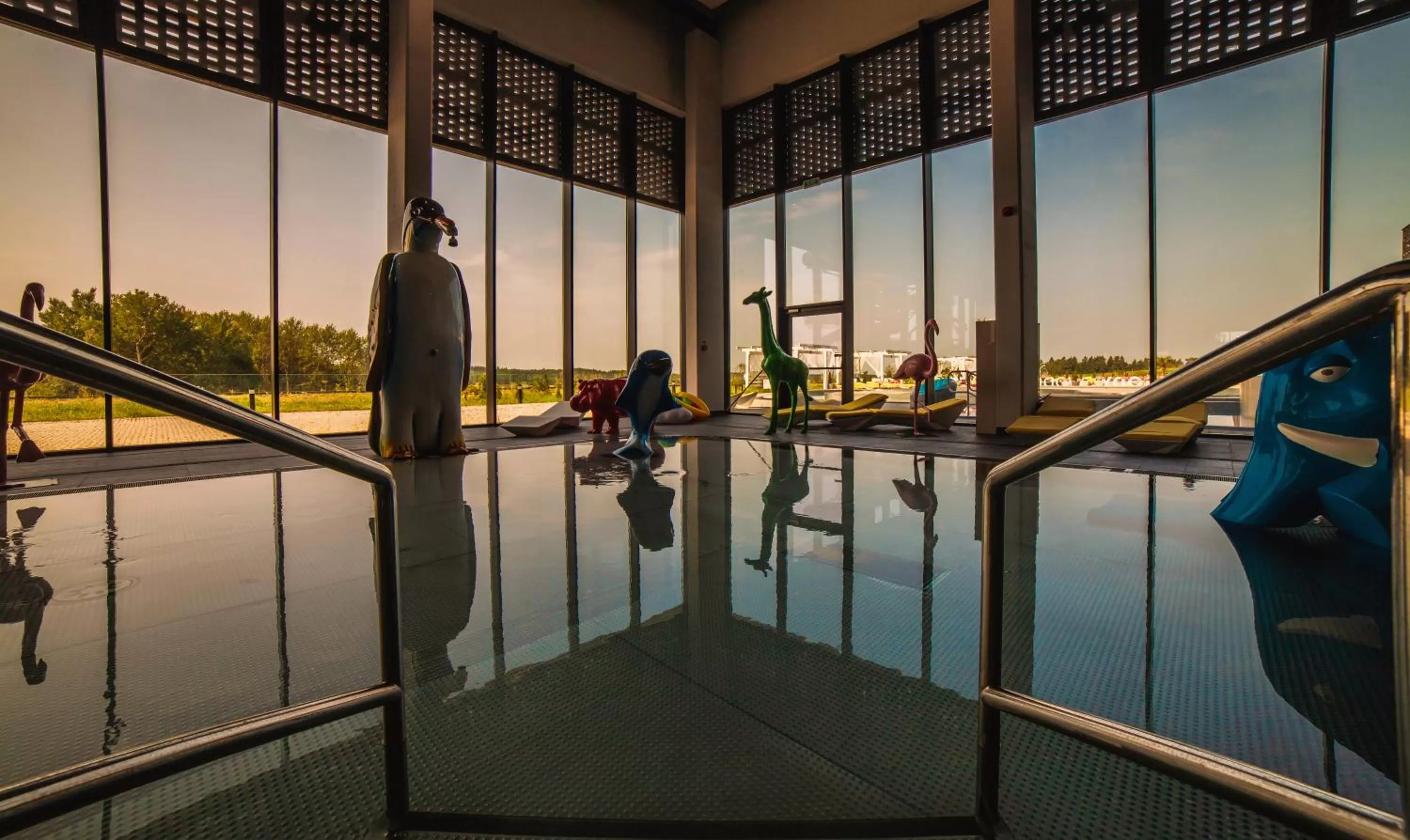 Natural landscape in Termy Warmińskie