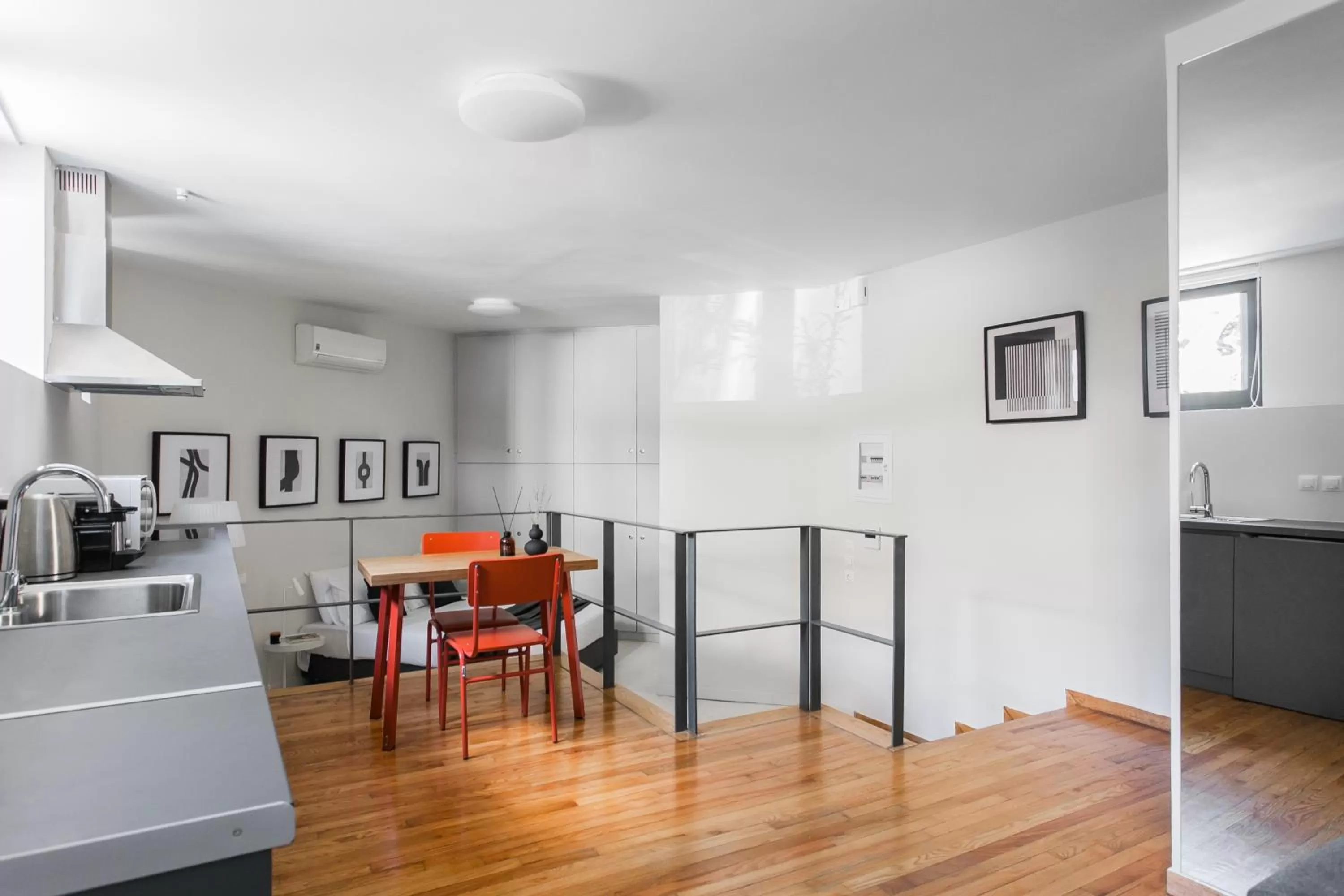 Bed, Kitchen/Kitchenette in ZOIA The Hill by UPSTREET