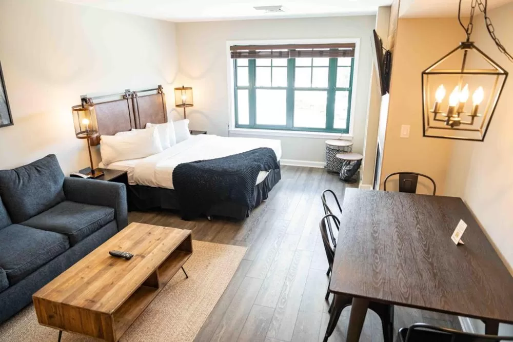 Bed in The Appalachian at Mountain Creek