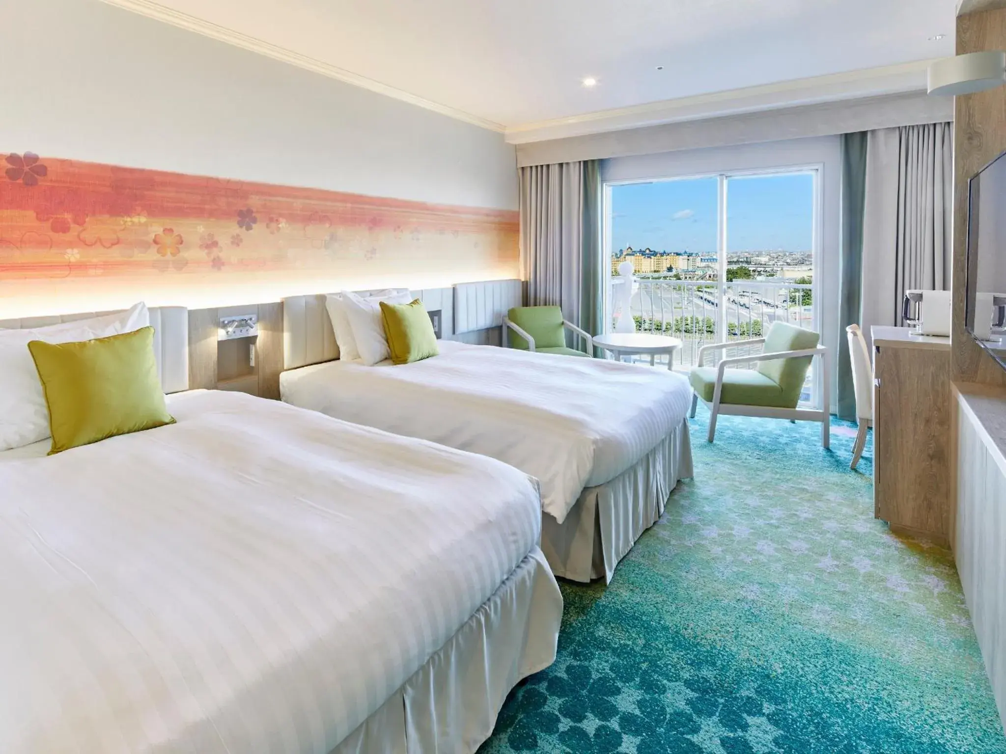 <11-12 Floor> Nikko Superior Twin Room with Park View or Bay View - Lounge Access - Non Smoking in Grand Nikko Tokyo Bay Maihama <11-12 Floor> Nikko Superior Twin Room with Park View or Bay View - Lounge Access - Non Smoking in Grand Nikko Tokyo Bay Maihama