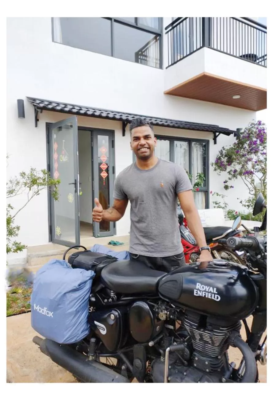 Facade/entrance in Mùa Tím Villa