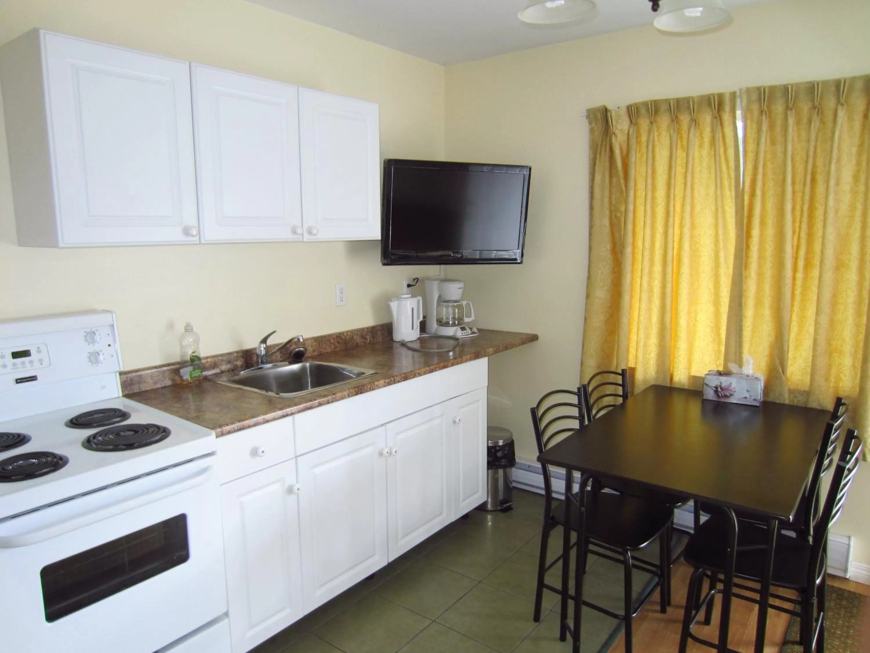 Kitchen or kitchenette in Black Sea Motel