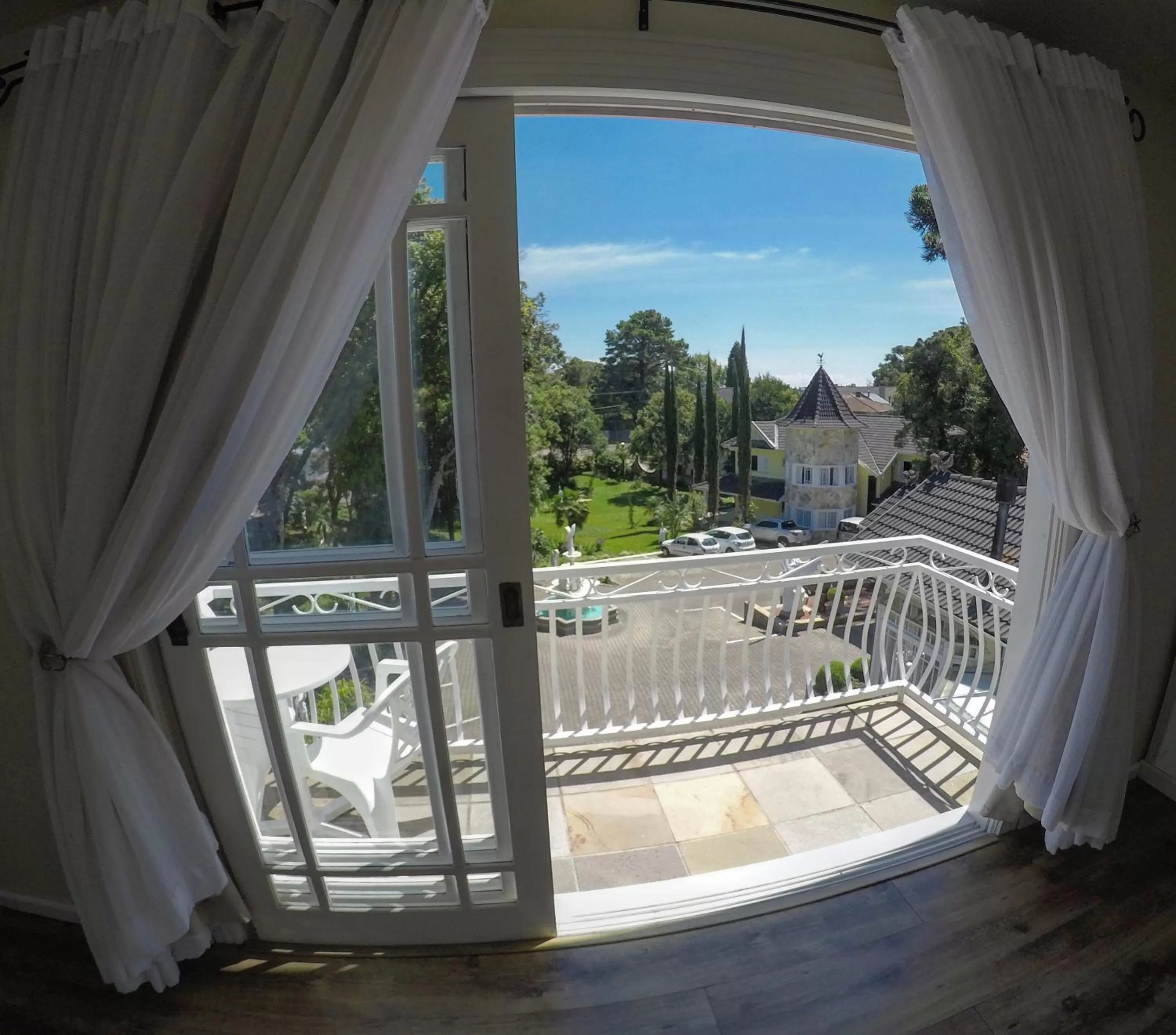 Balcony/Terrace in Pousada dos Anjos