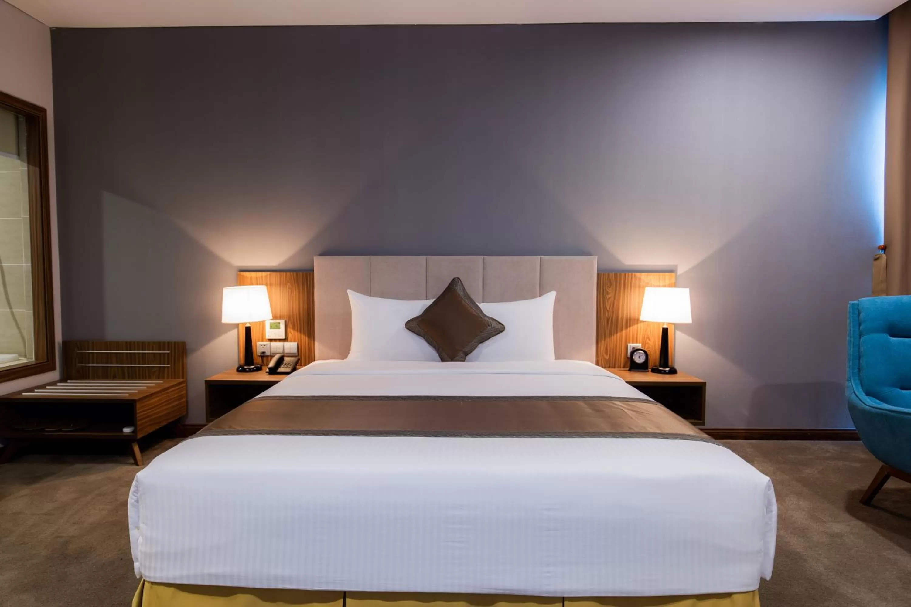 Bed in Muong Thanh Luxury Vien Trieu Nha Trang