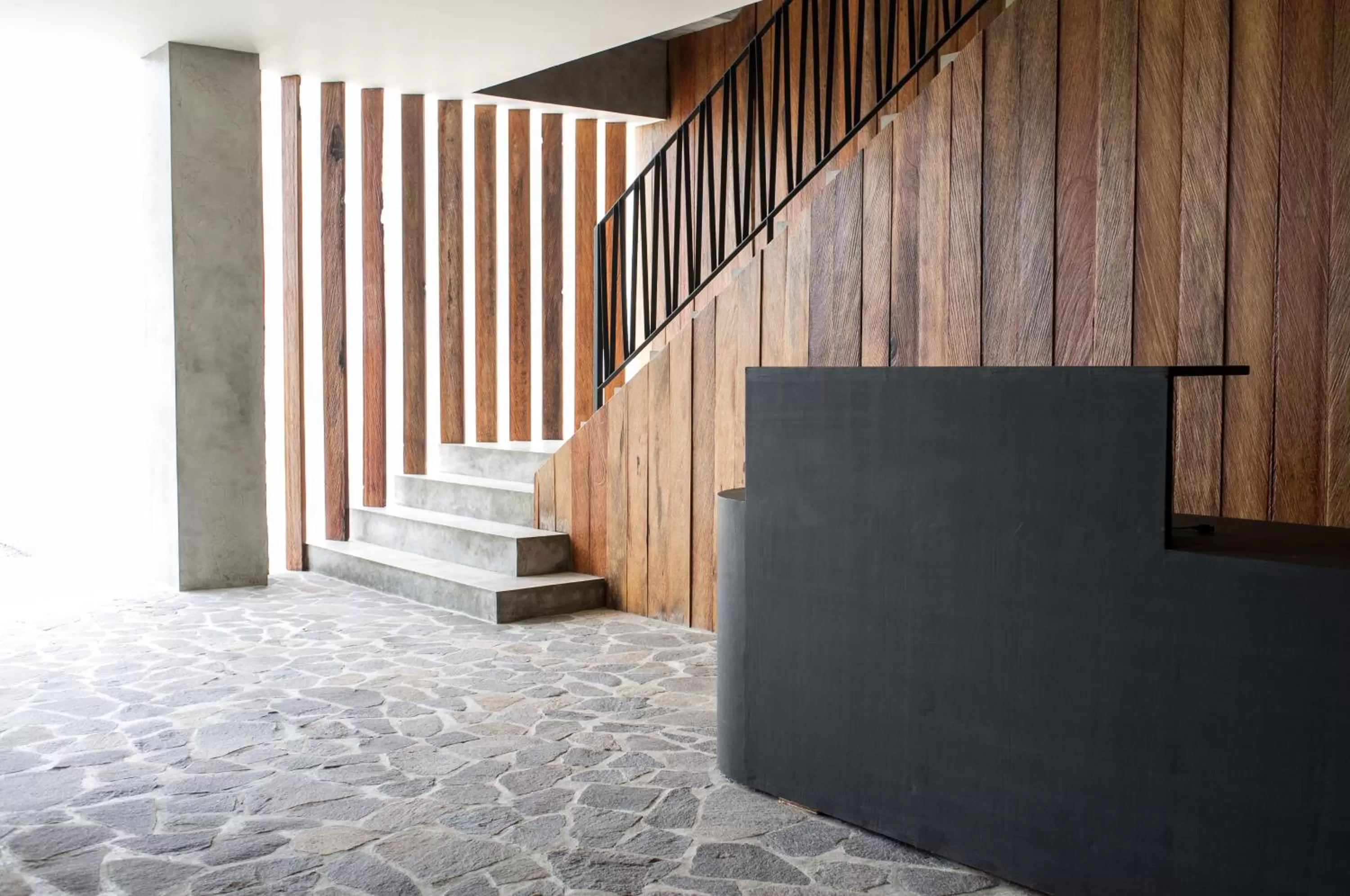 Lobby or reception in Pobla Hotel