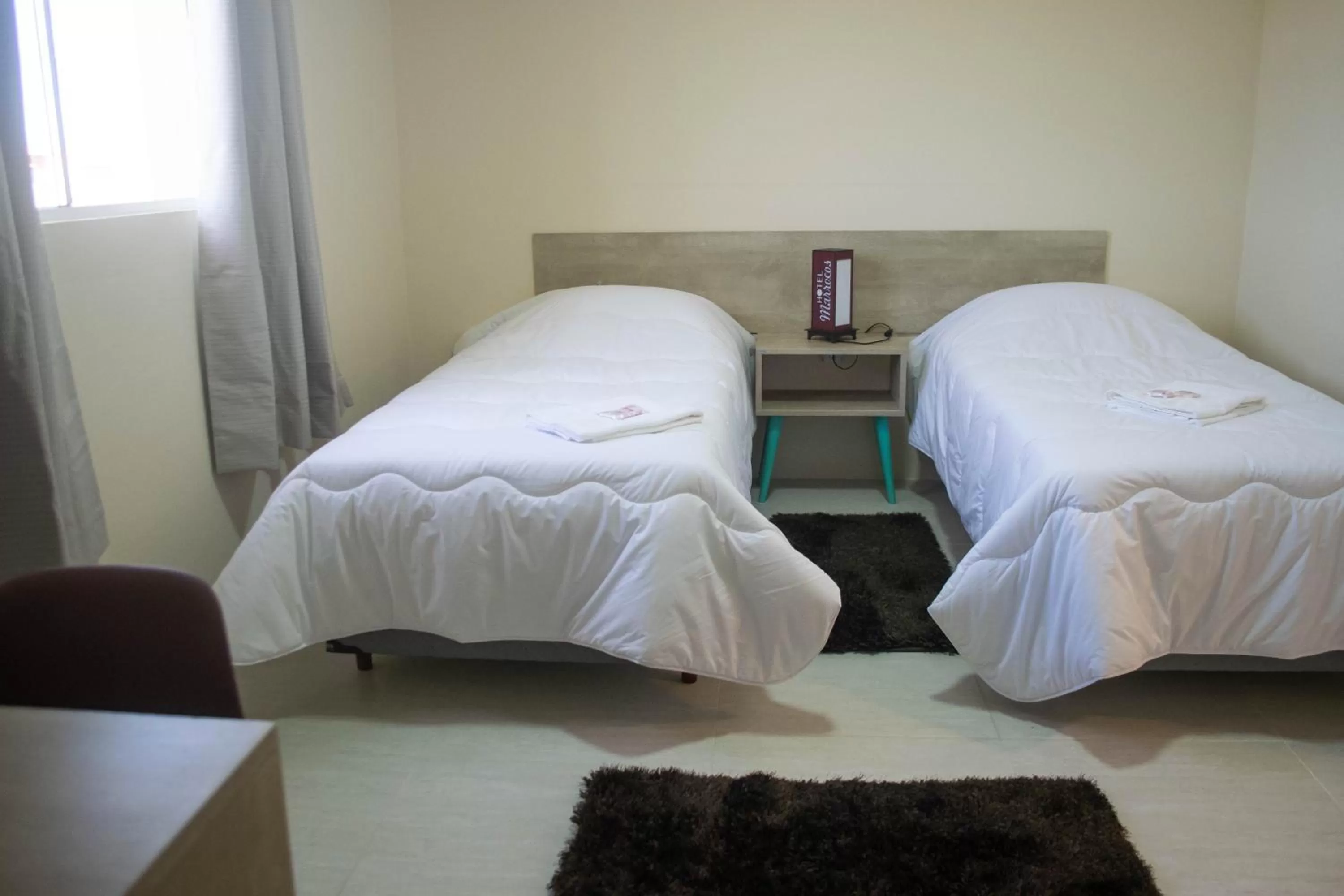 Bed in Hotel Marrocos