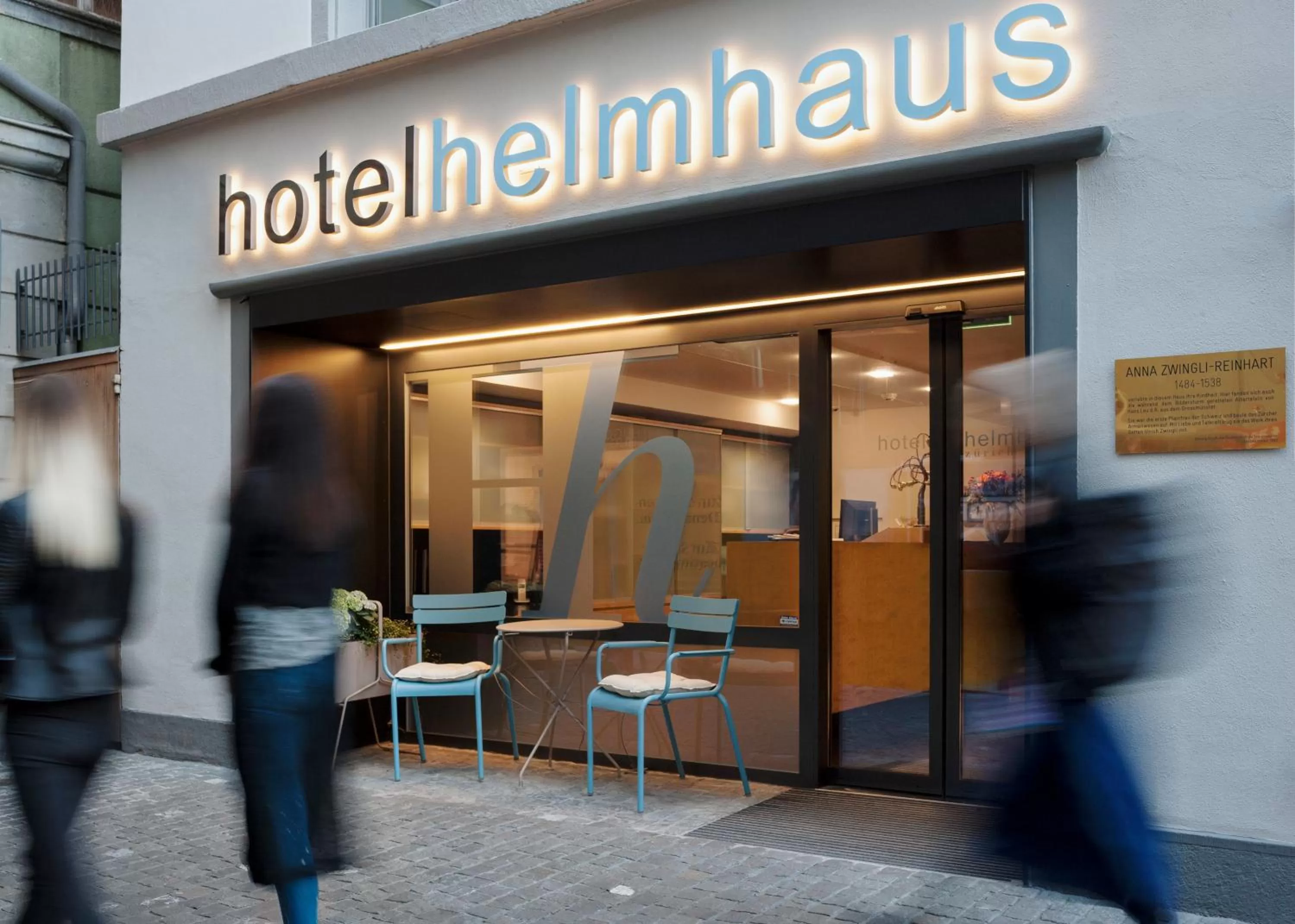 Facade/entrance in Boutique Hotel Helmhaus Zürich