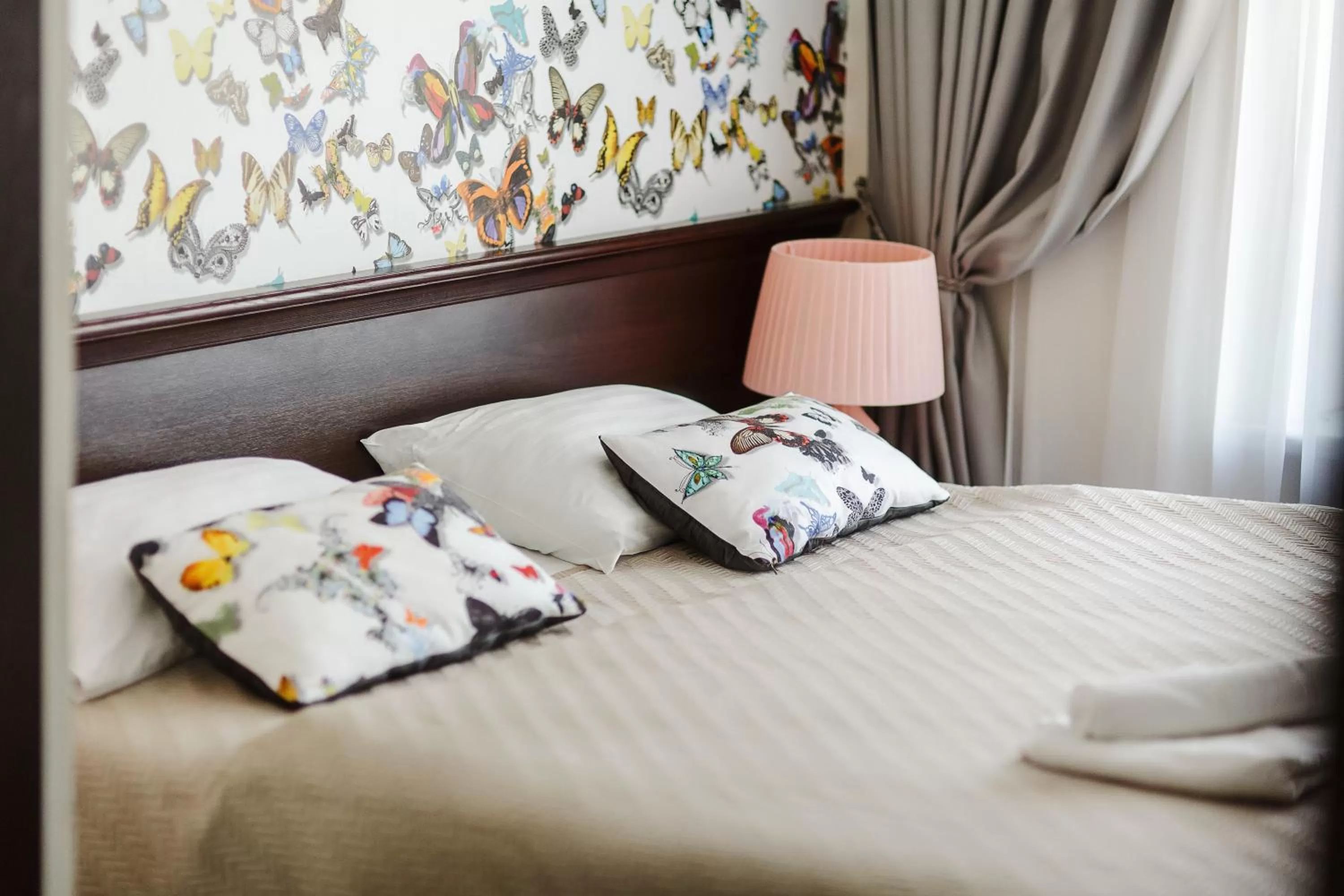 Bed in Old Town Hotel Bohema, Klaipėda