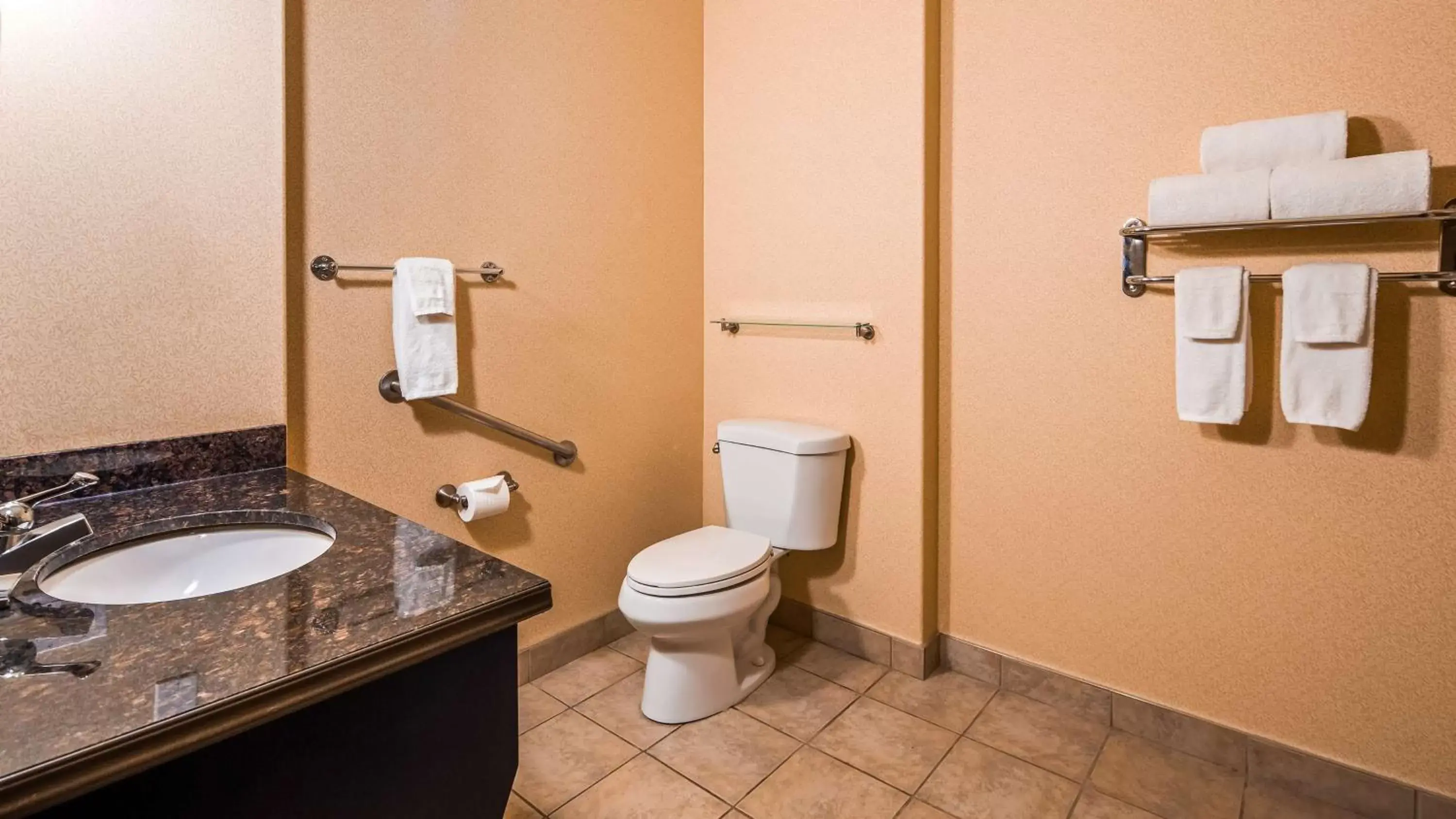 King Room with Roll-In Shower - Mobility Accessible in Best Western Estevan Inn & Suites King Room with Roll-In Shower - Mobility Accessible in Best Western Estevan Inn & Suites