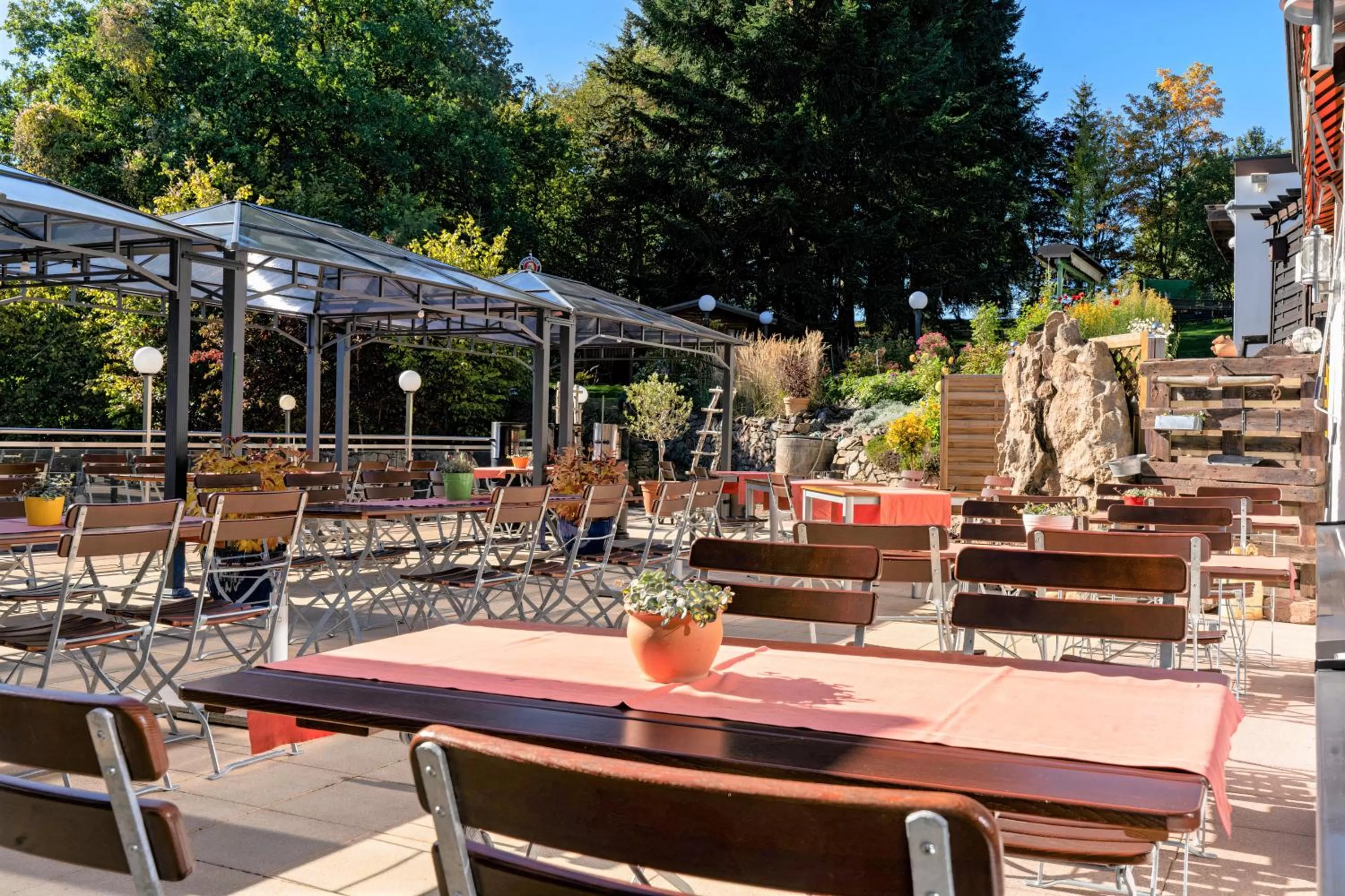 Balcony/Terrace in Hotel Bergschlößchen