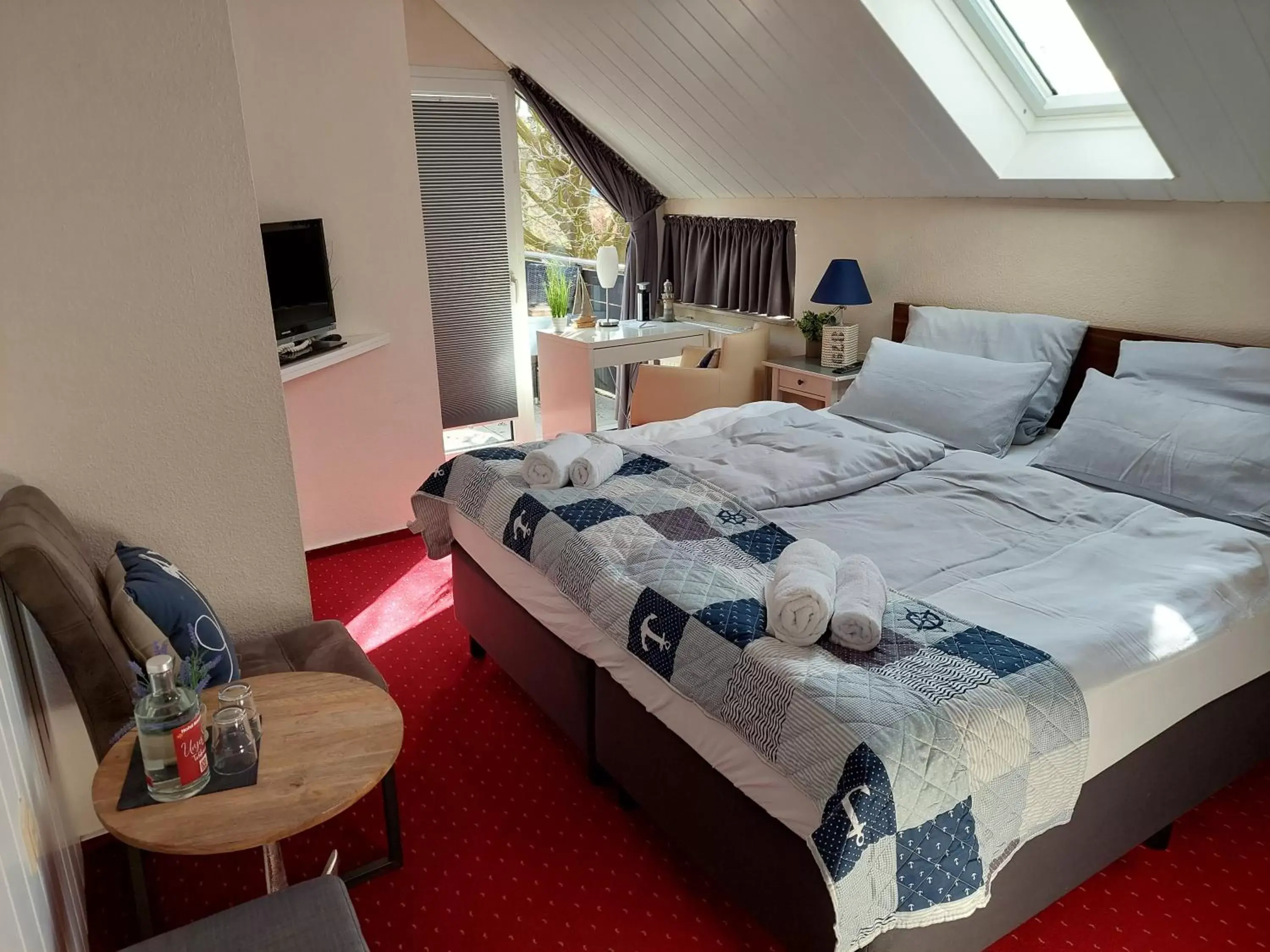 Double Room with Balcony in Hotel Rosmarin Double Room with Balcony in Hotel Rosmarin