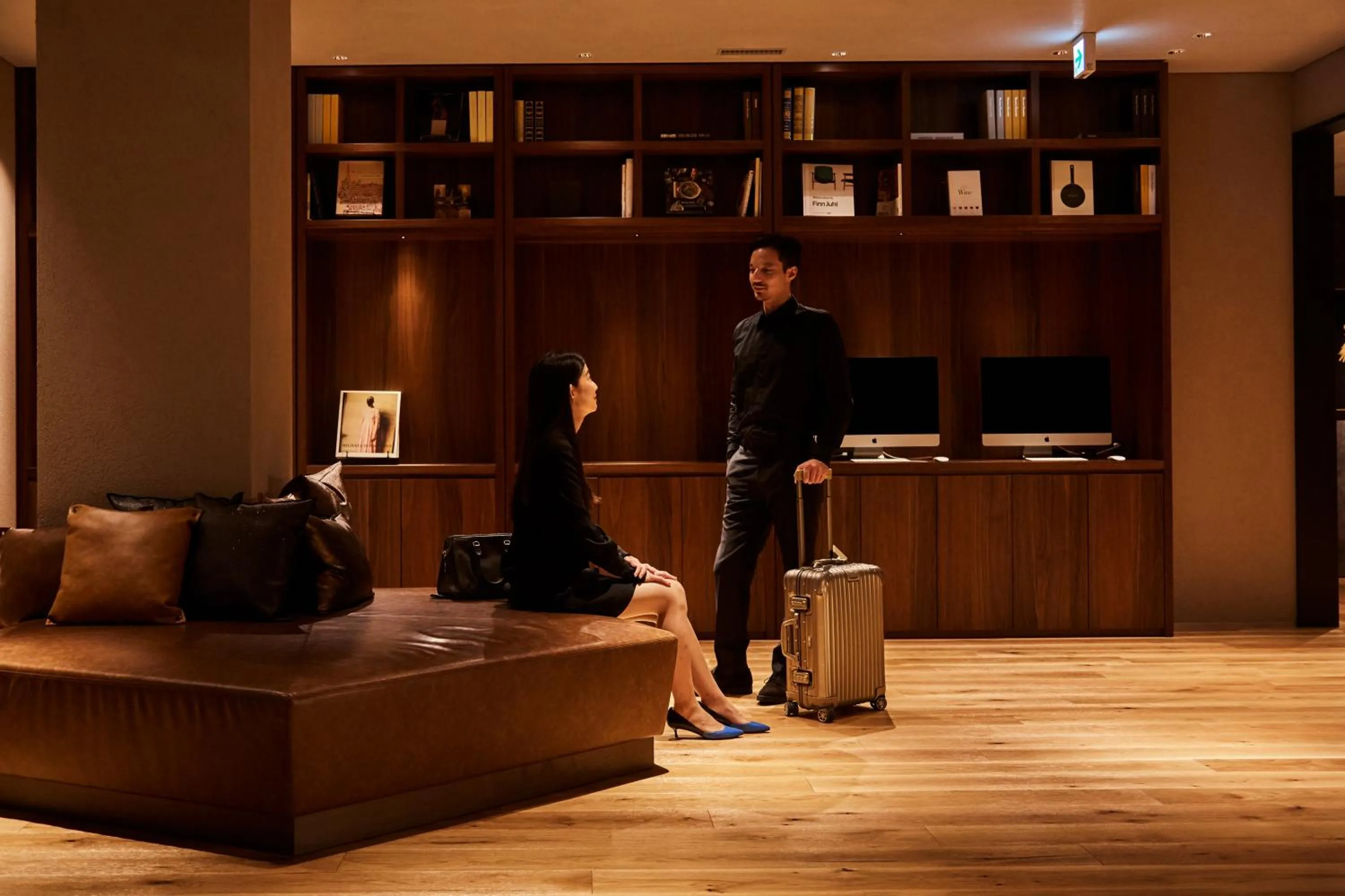 Lobby or reception in Nest Hotel Tokyo Hanzomon