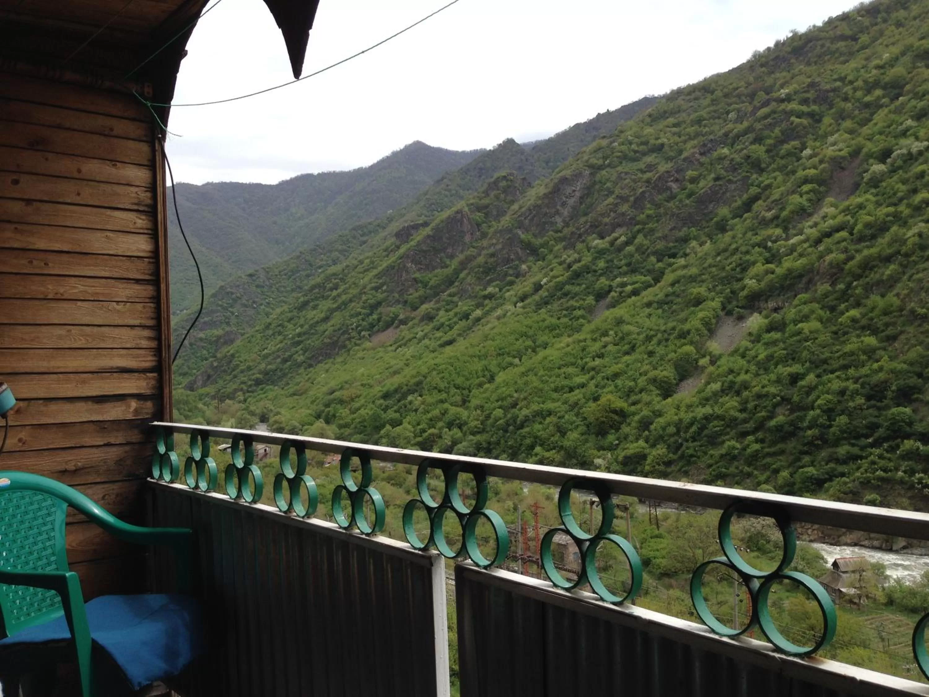 Balcony/Terrace, Mountain View in IRIS B&B in DEBED CANYON