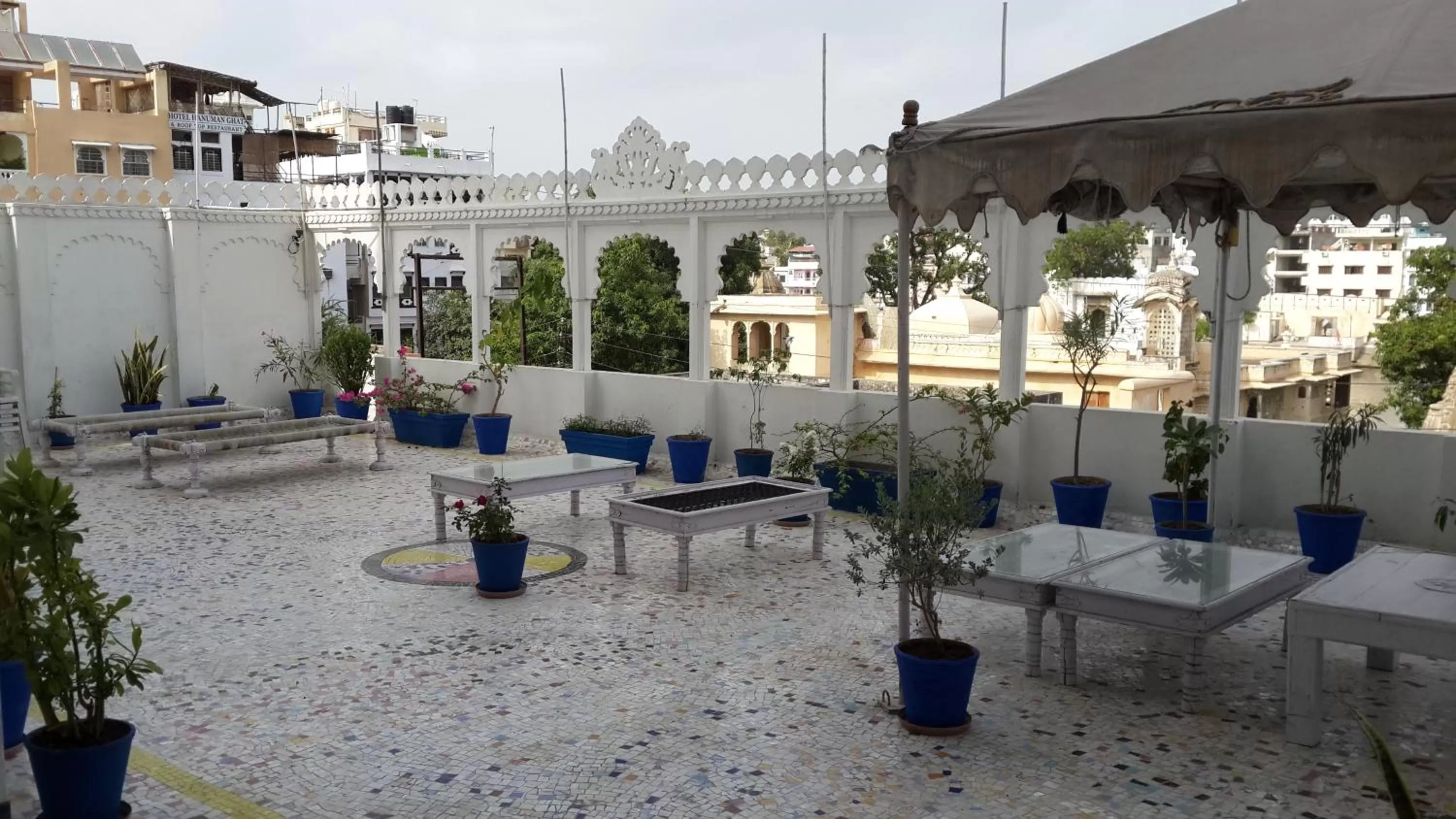 Patio in Hotel Panorama Haveli