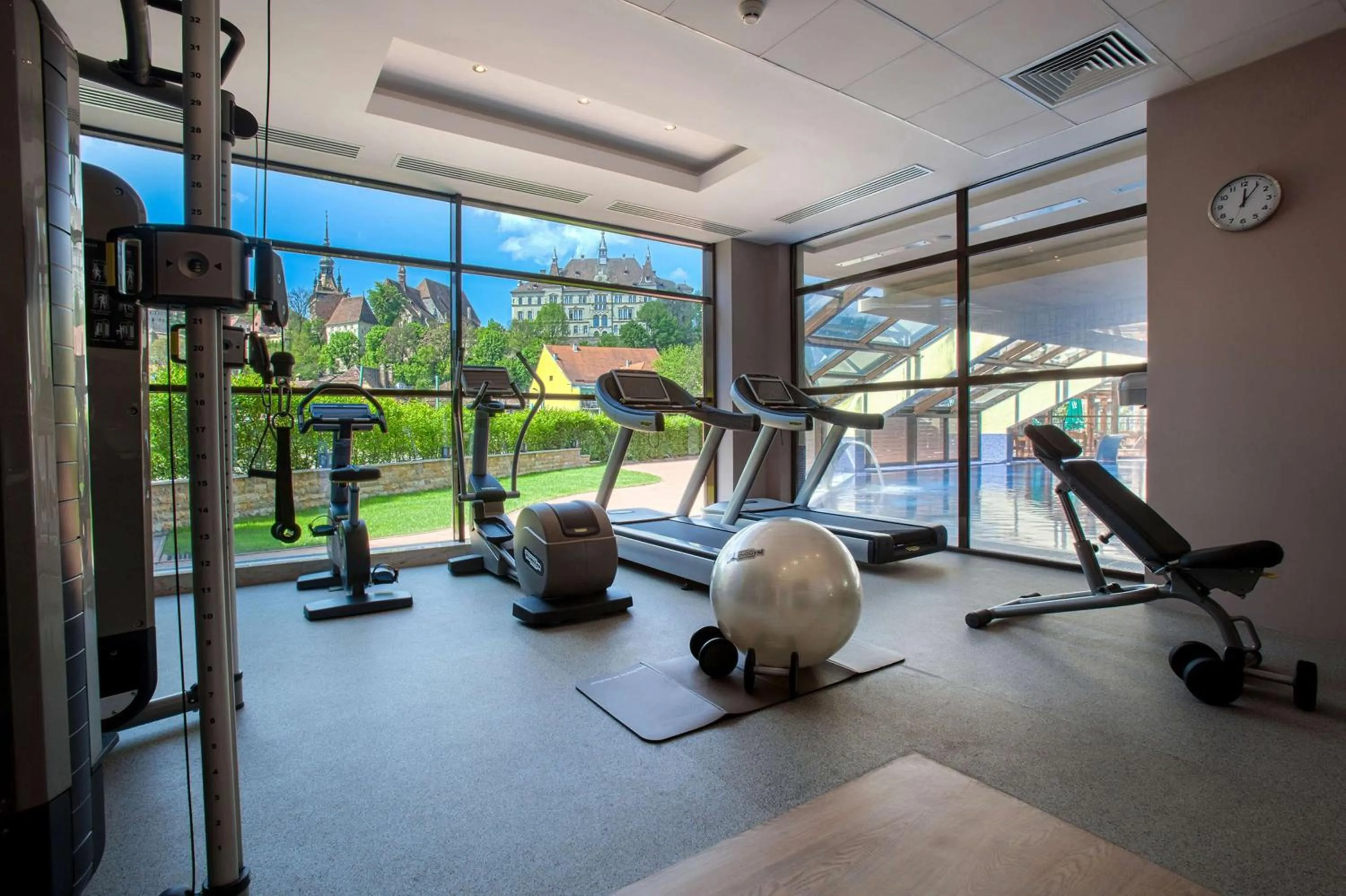 Fitness centre/facilities in DoubleTree by Hilton Hotel Sighisoara - Cavaler