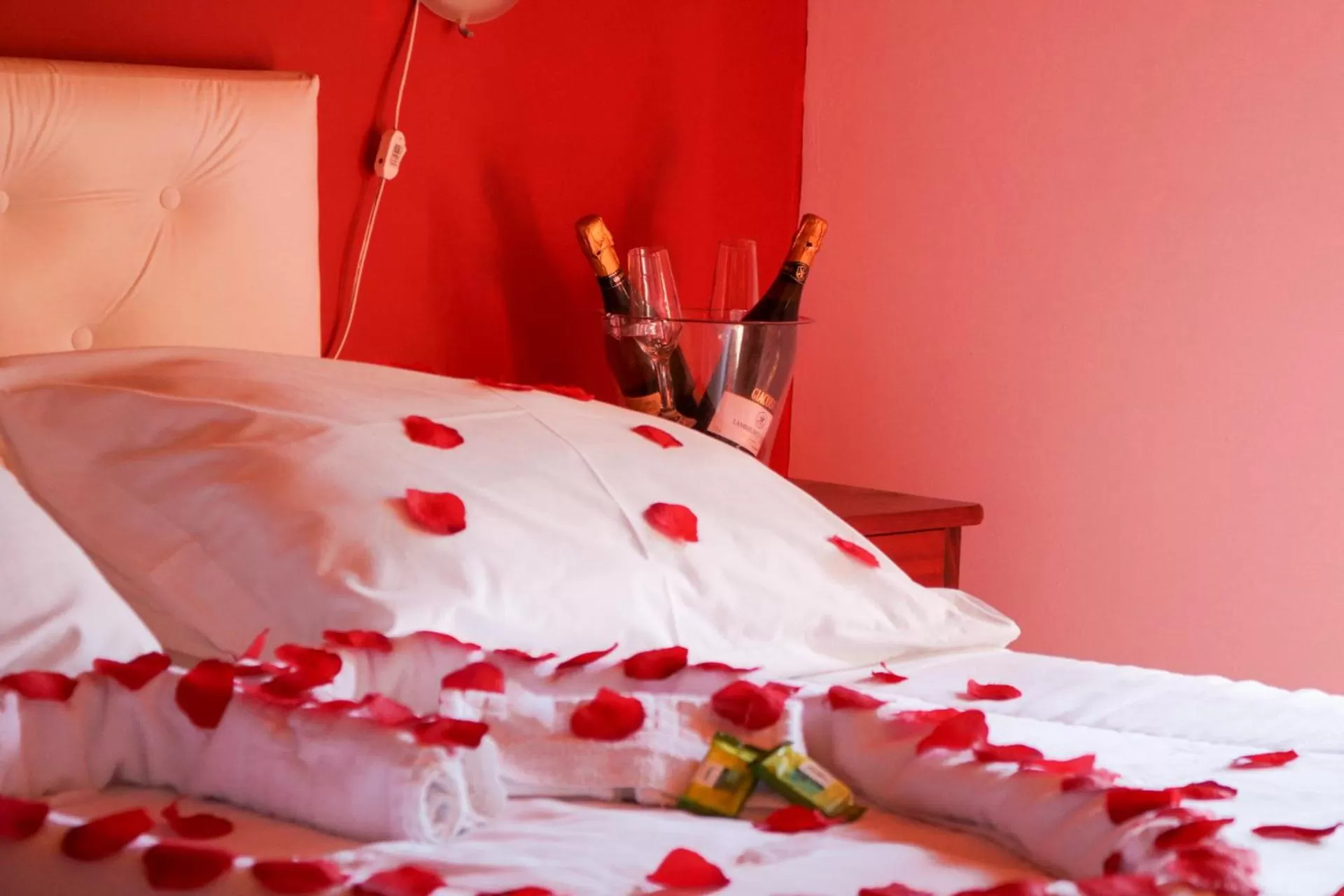 Bed in Pousada da Lua