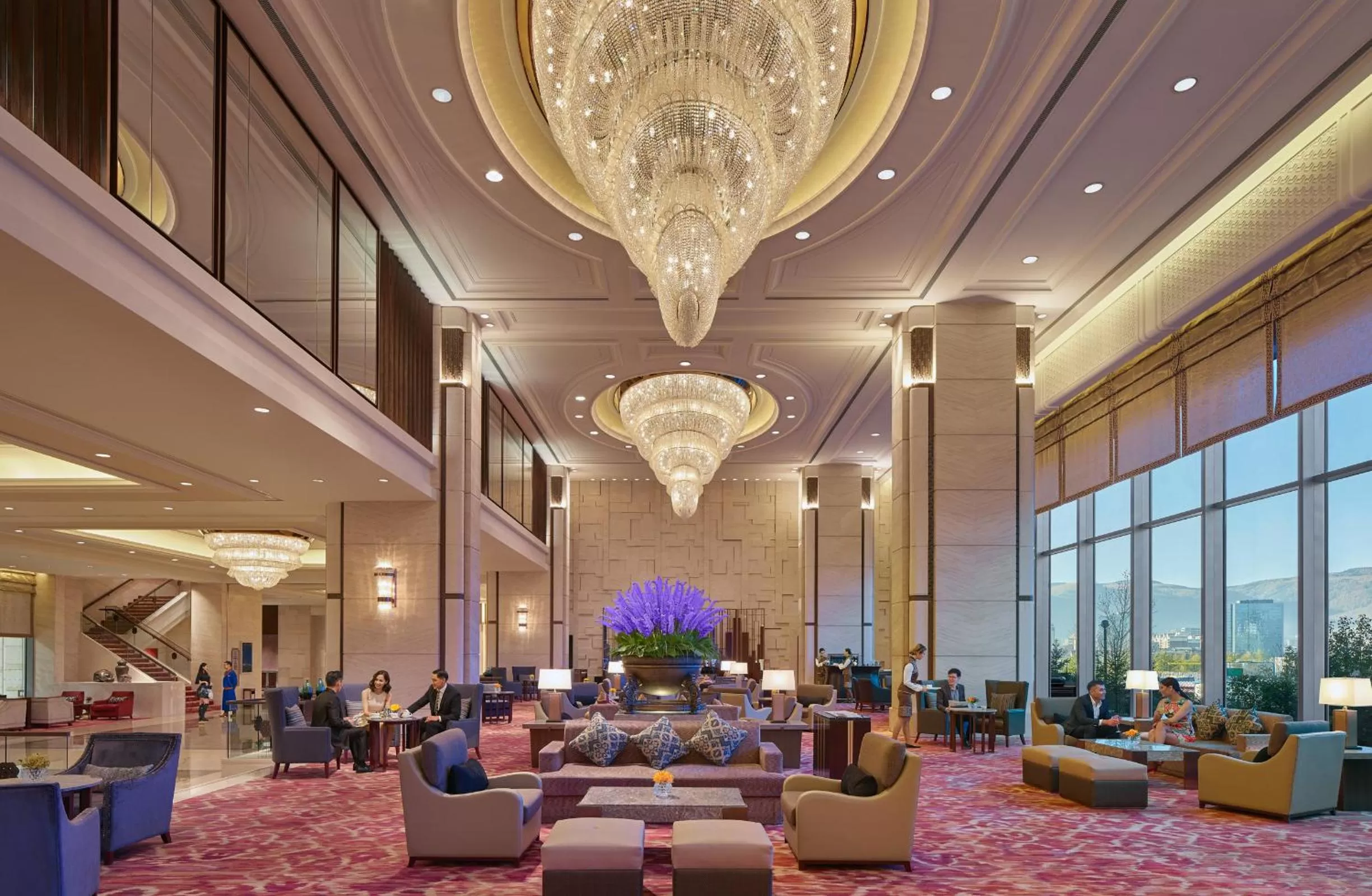 Lounge or bar in Shangri-La Ulaanbaatar