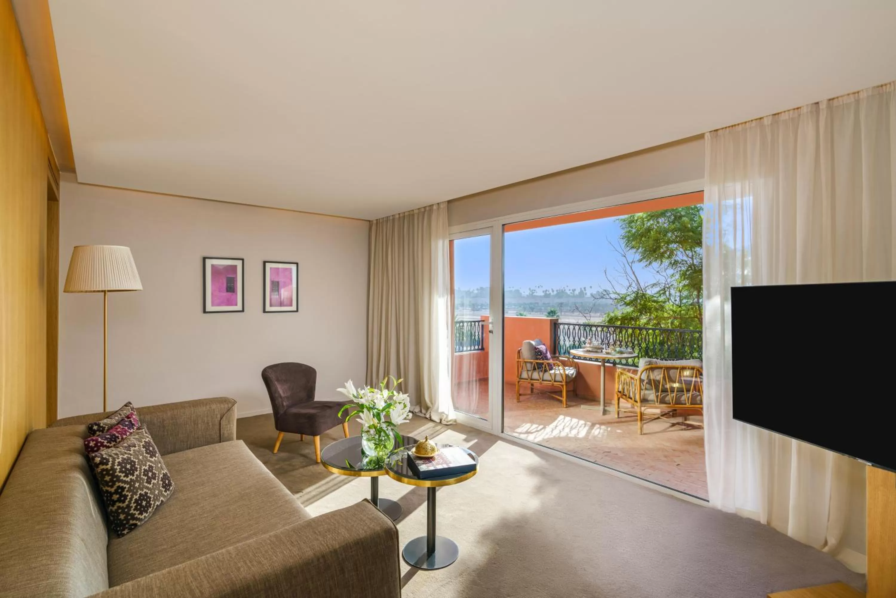 Living room in Sofitel Marrakech Palais Impérial & Spa