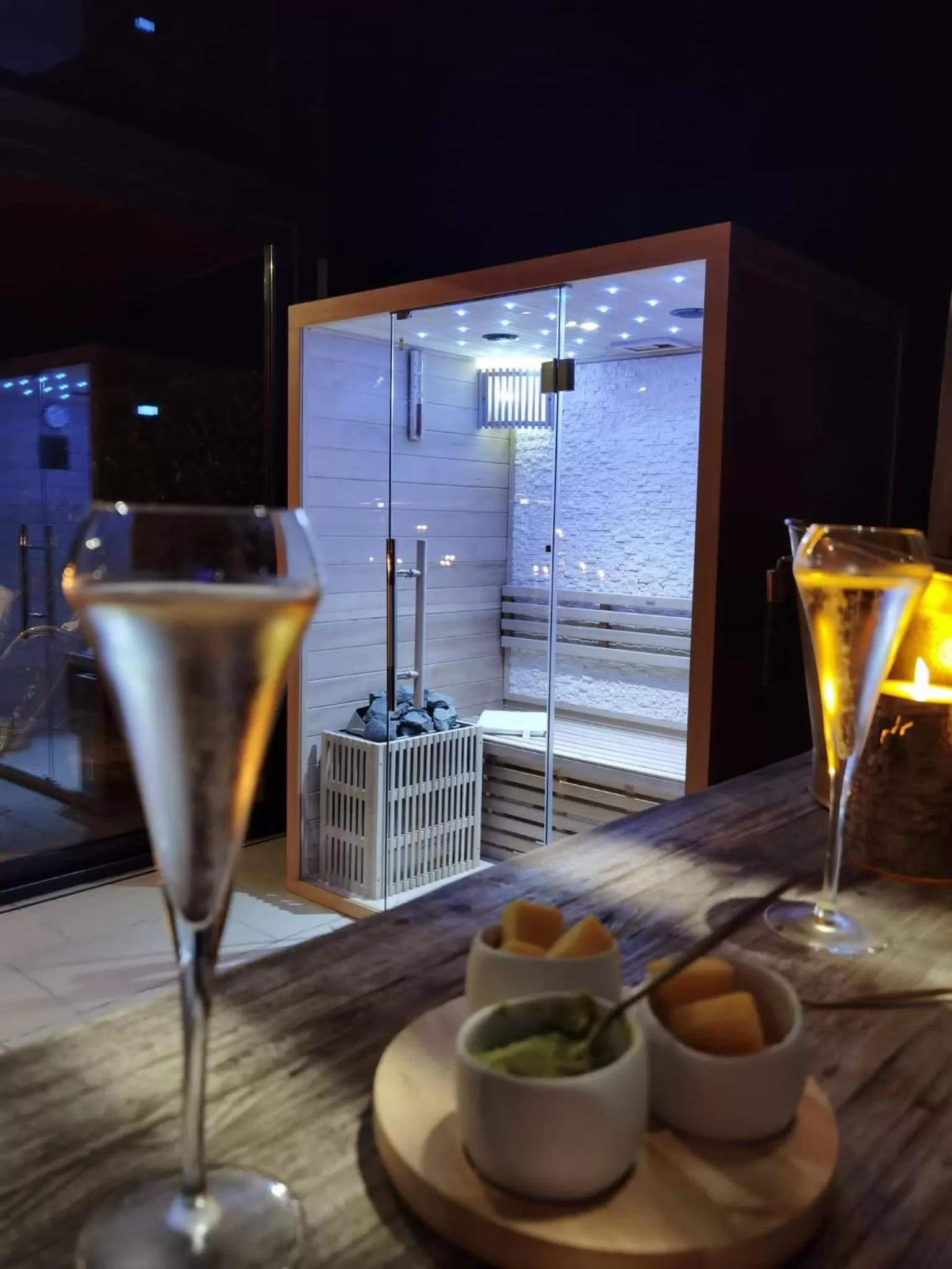 Sauna in Les Suites M