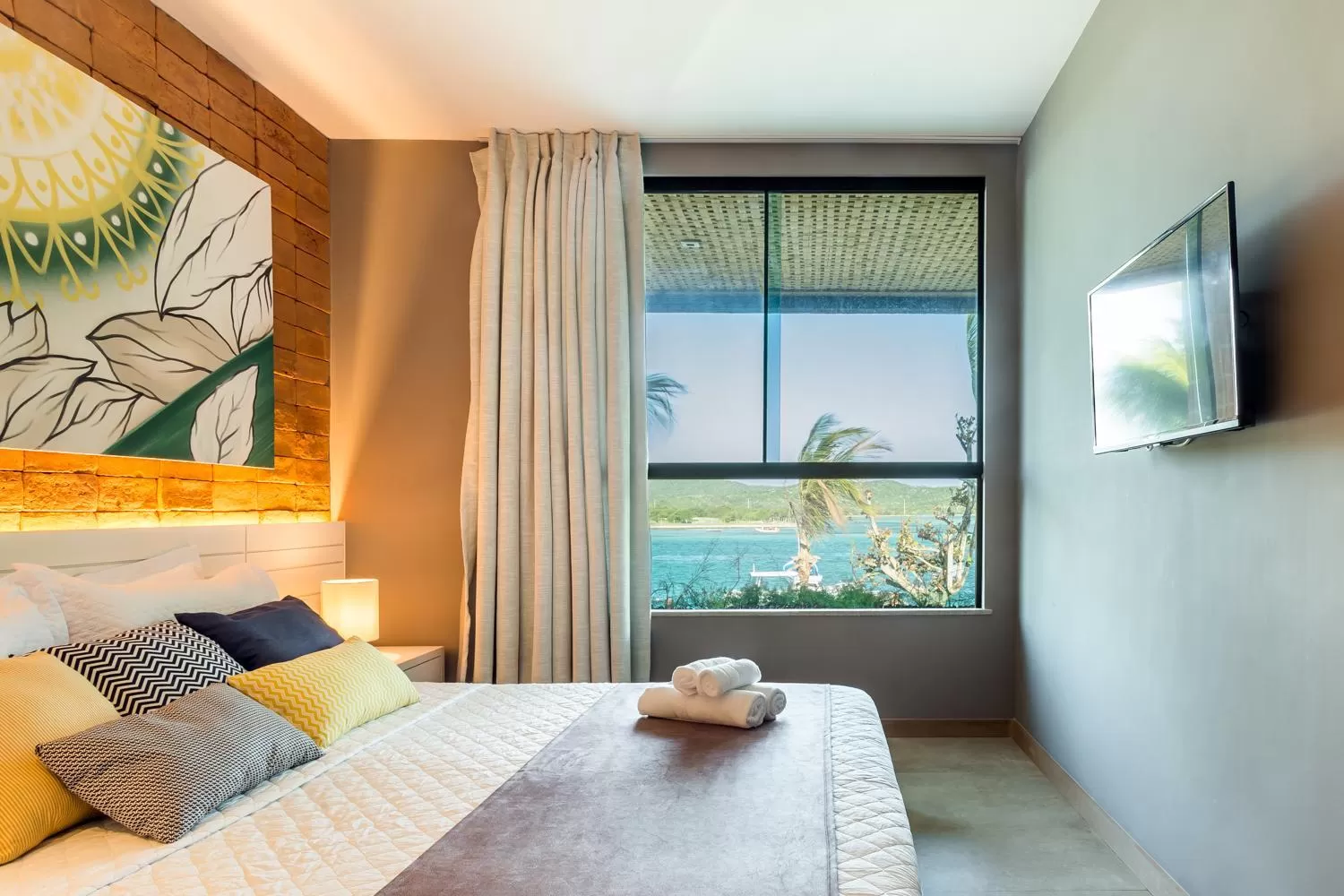 Bed in Bravo Pousada Design