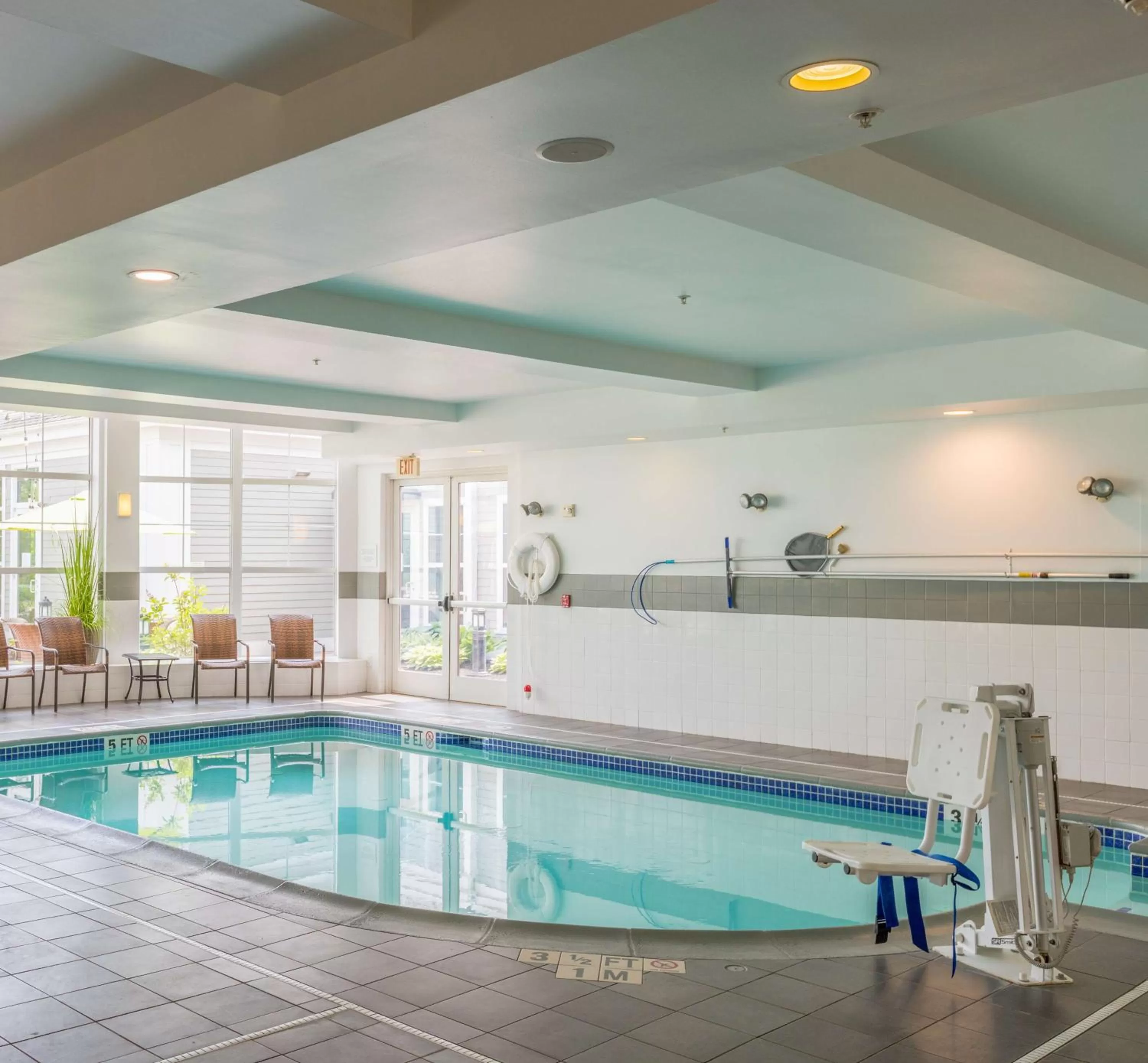 Pool view in Hilton Garden Inn Freeport Downtown