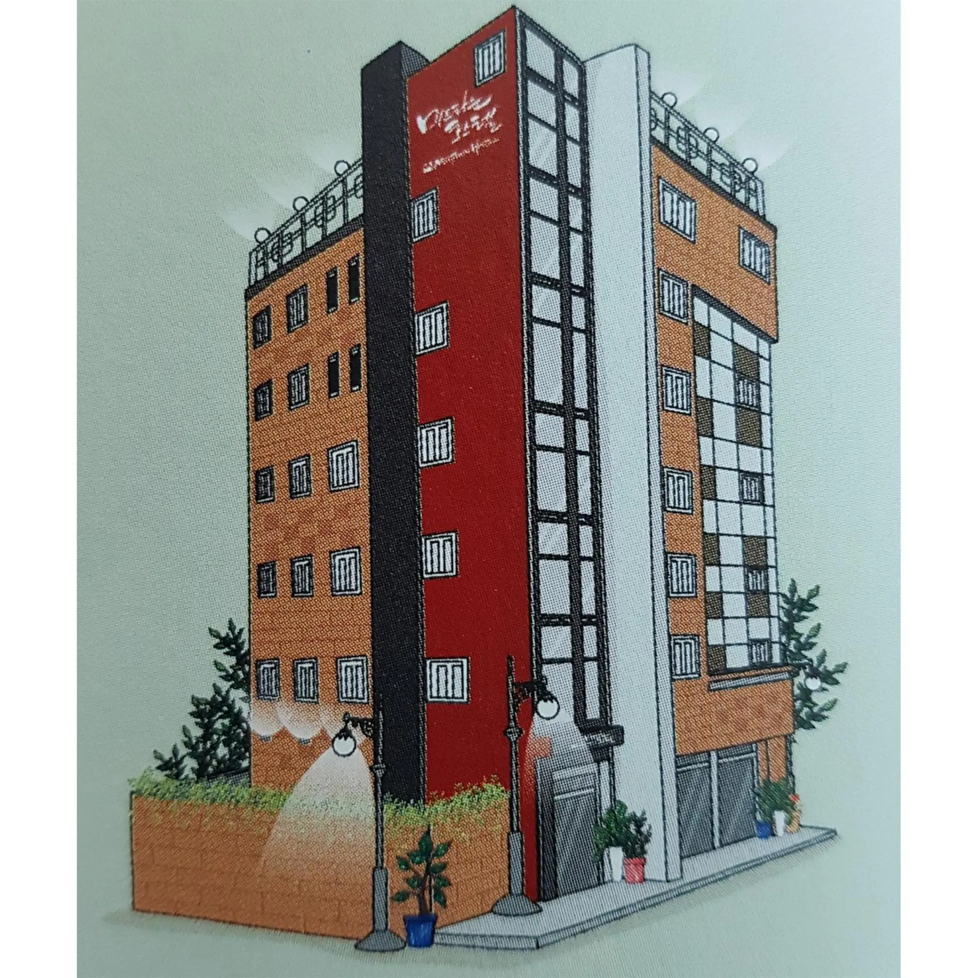 Property building in Daegu Midtown Hostel