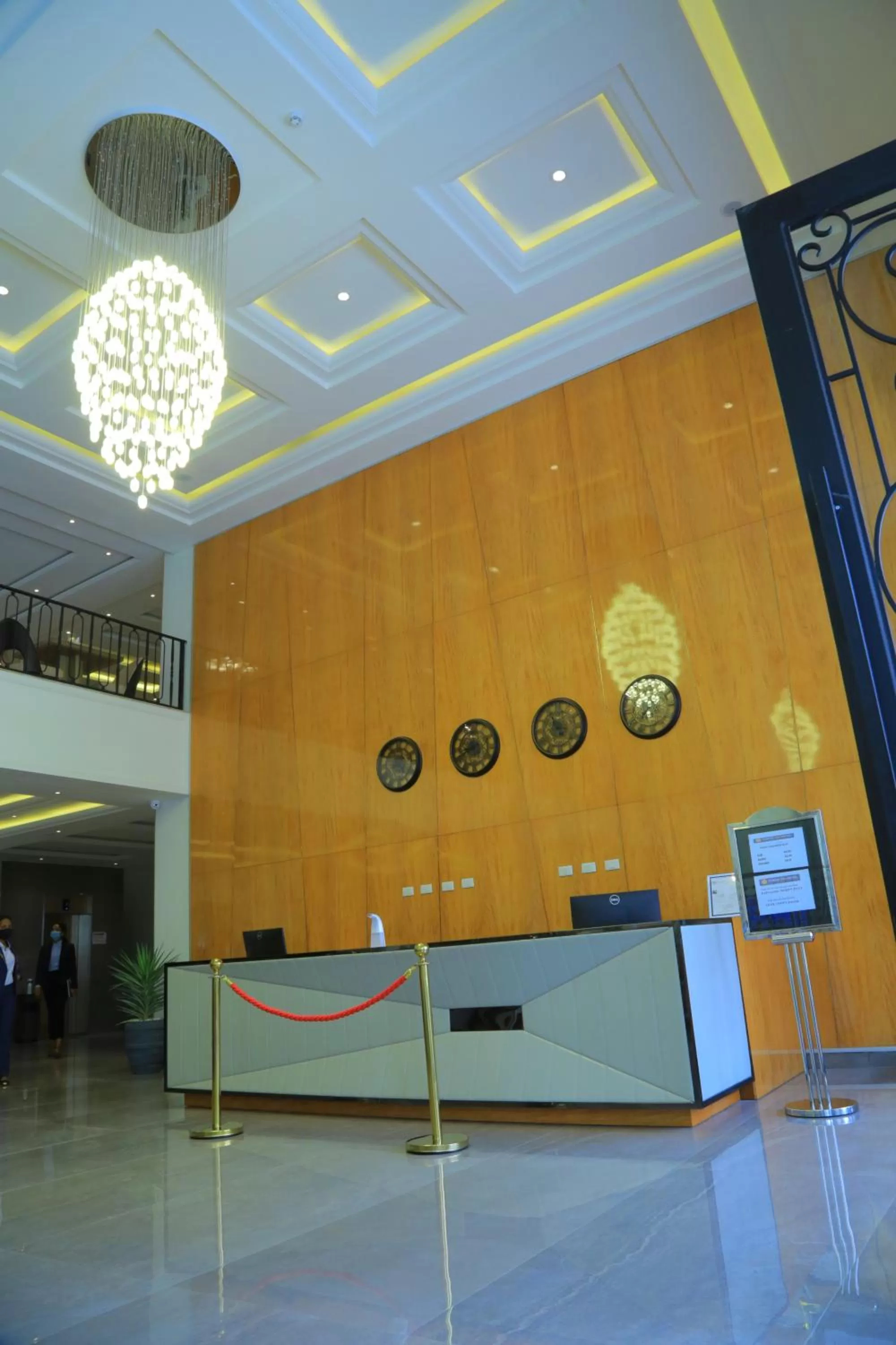 Lobby or reception in Check Inn Hotel Addis Ababa