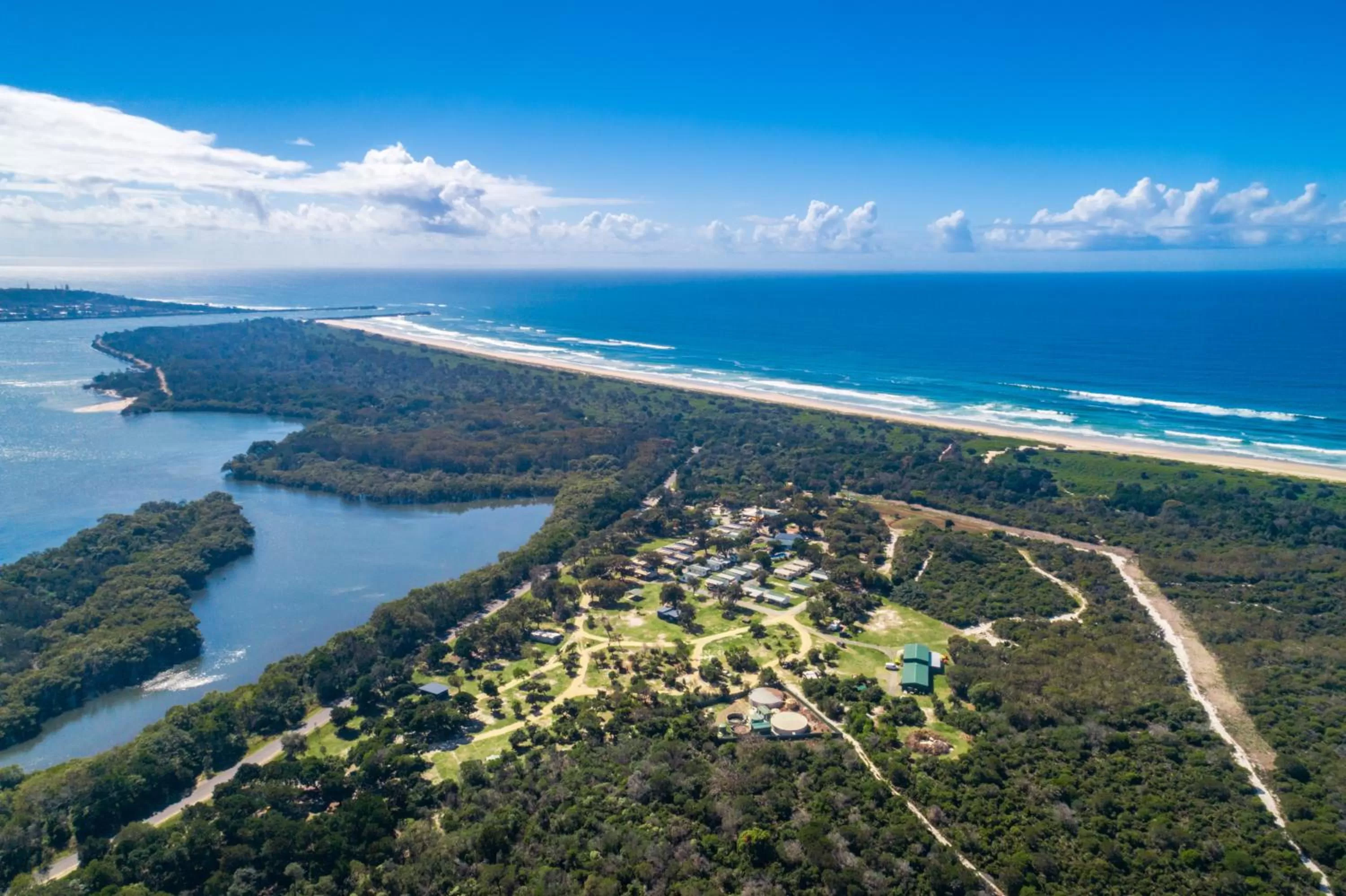 Bird's eye view in Ballina Beach Nature Resort