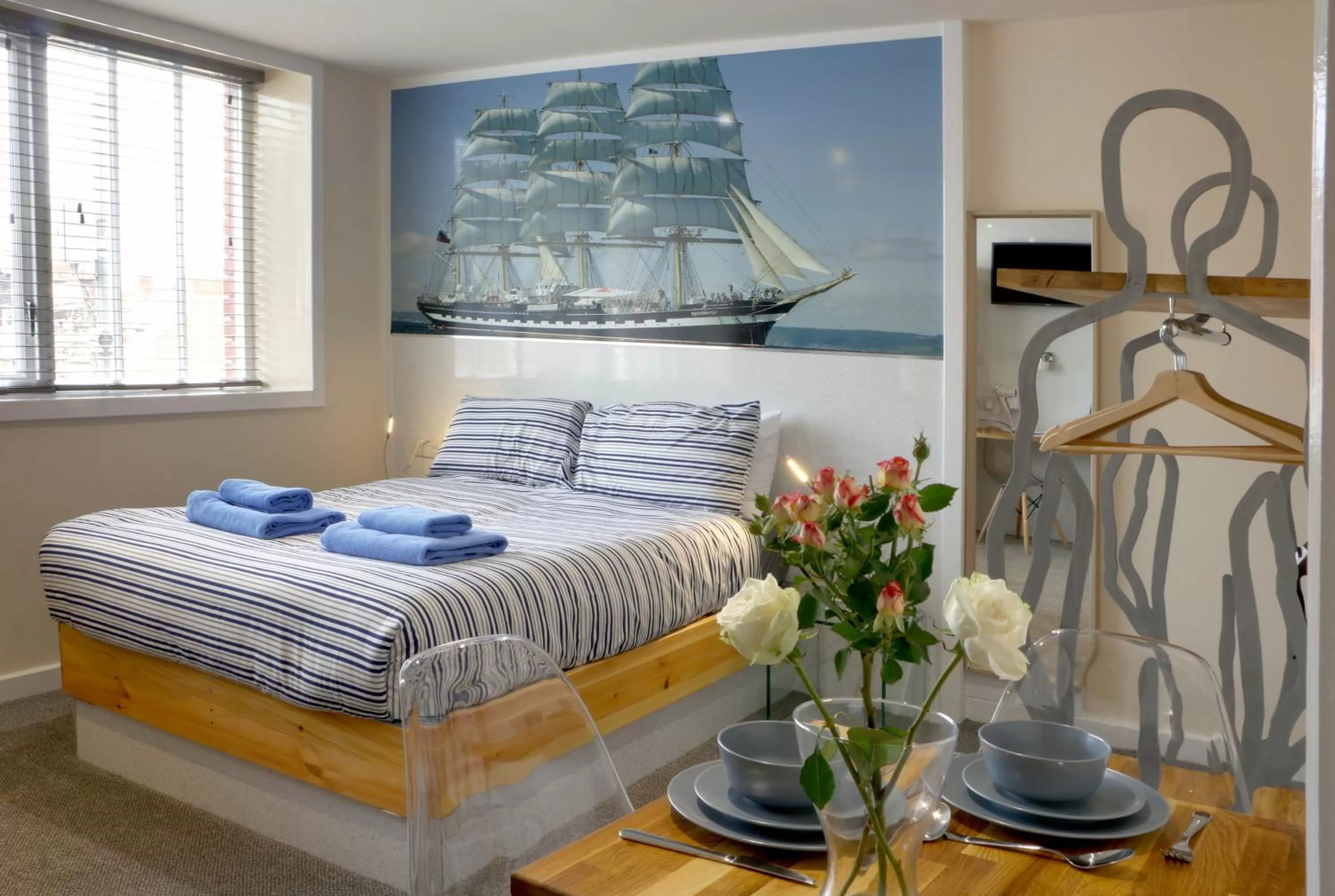 Bed in Silver Street Suites