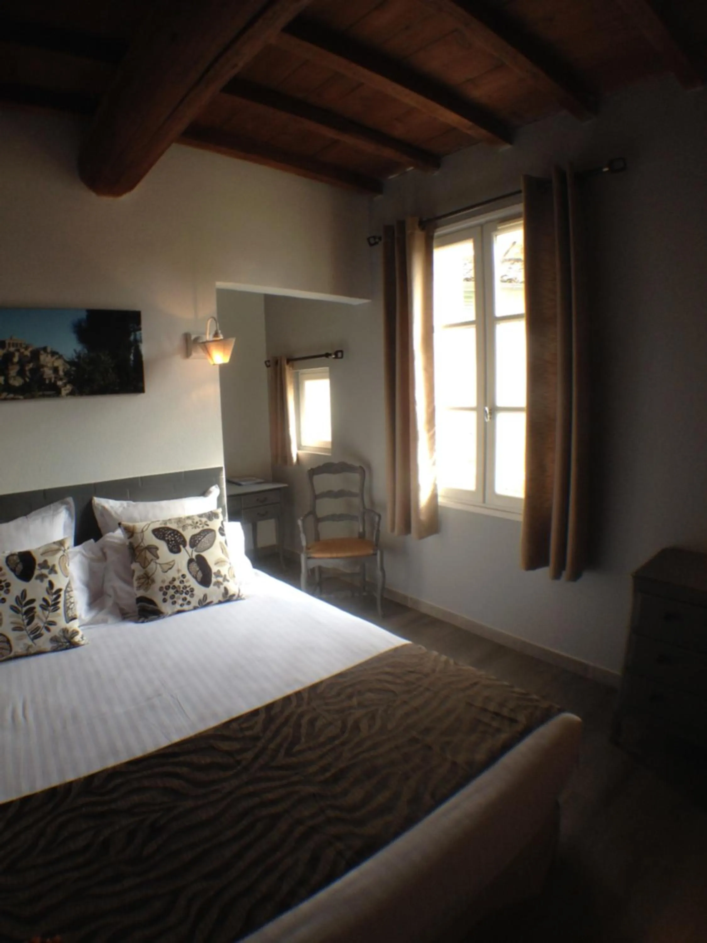 Photo of the whole room, Bed in Logis Hotel la Ferme