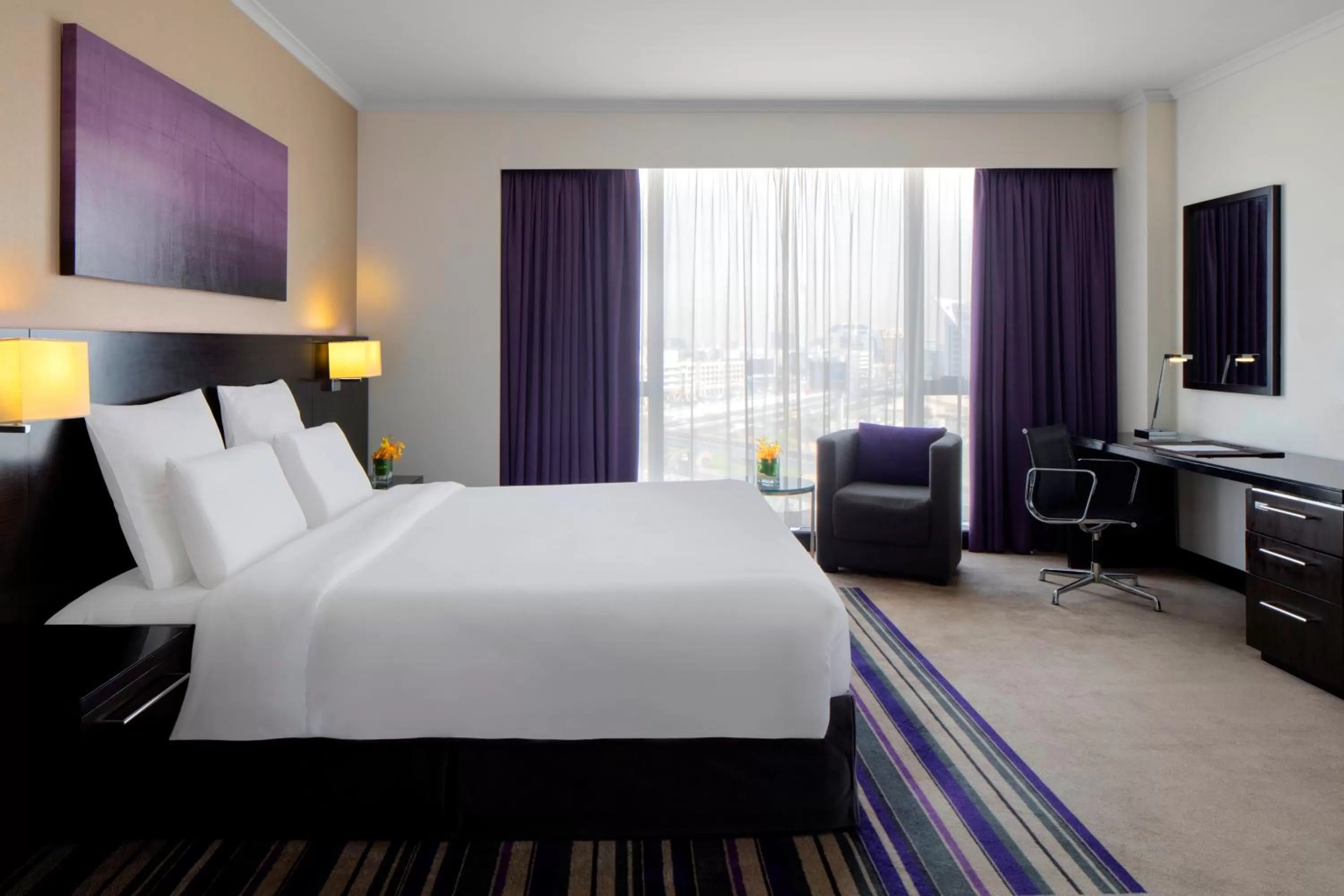 Bedroom, Bed in Pullman Dubai Creek City Centre