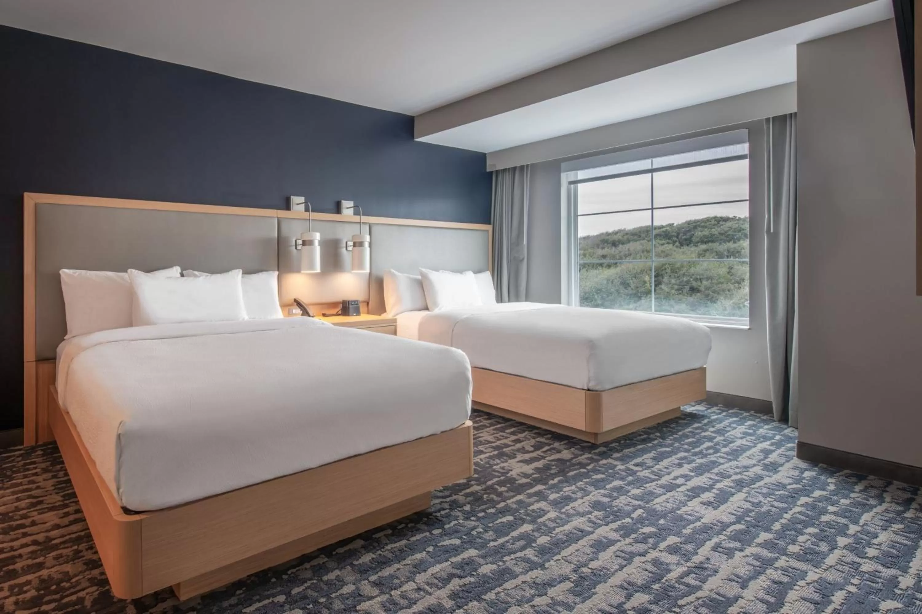 Bedroom, Bed in Residence Inn by Marriott Jekyll Island