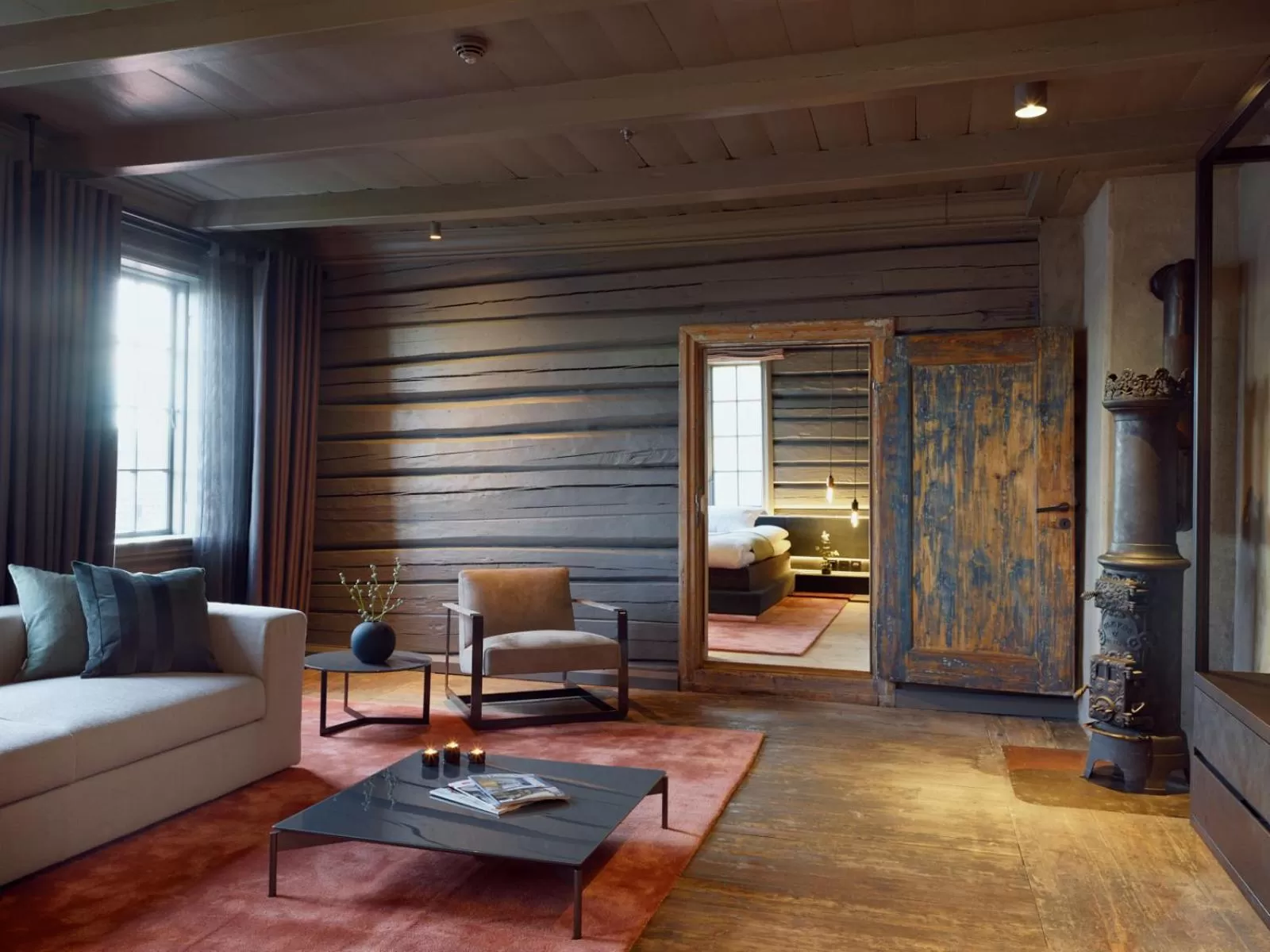 Living room in Tollboden Hotell - Unike Hoteller