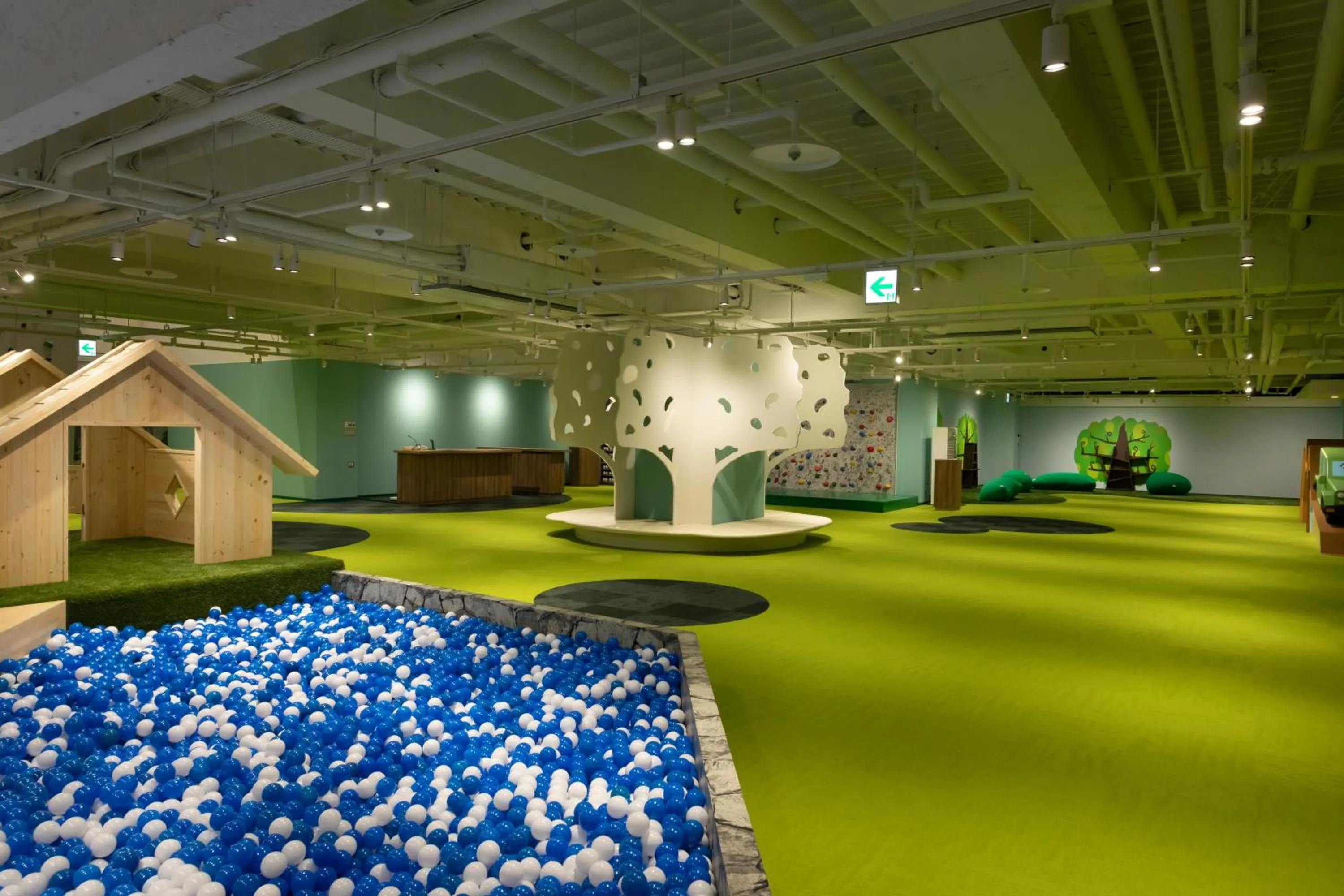 Children play ground in Kitayuzawa Mori no soraniwa