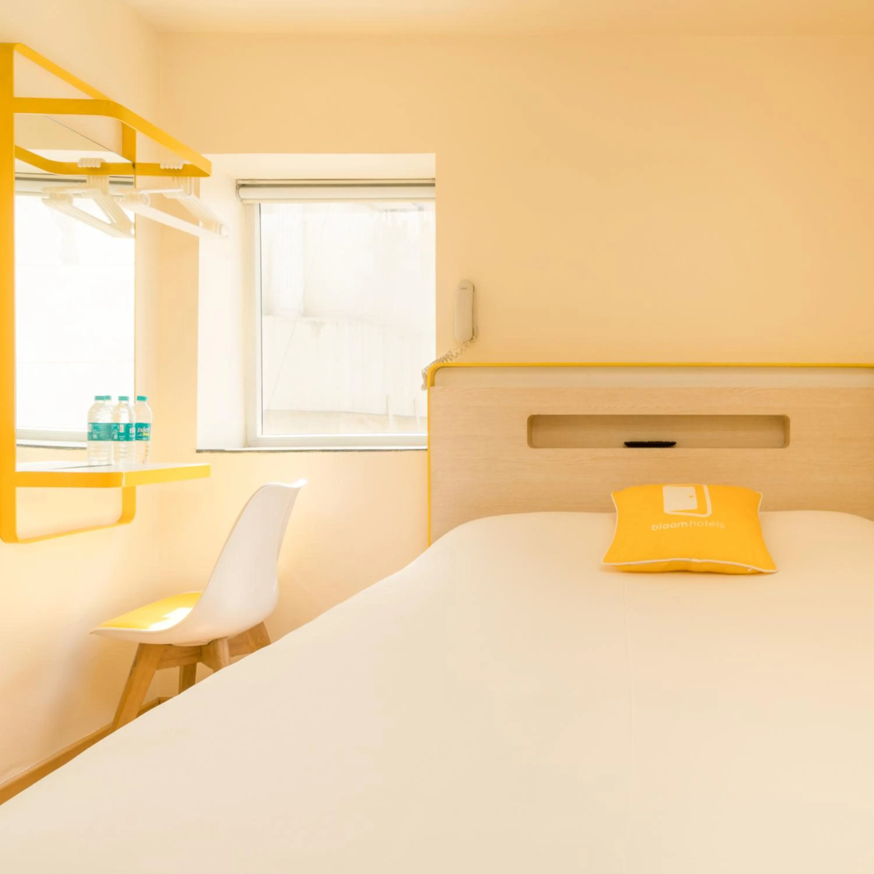 Bed in Bloomrooms @ New Delhi Railway Station