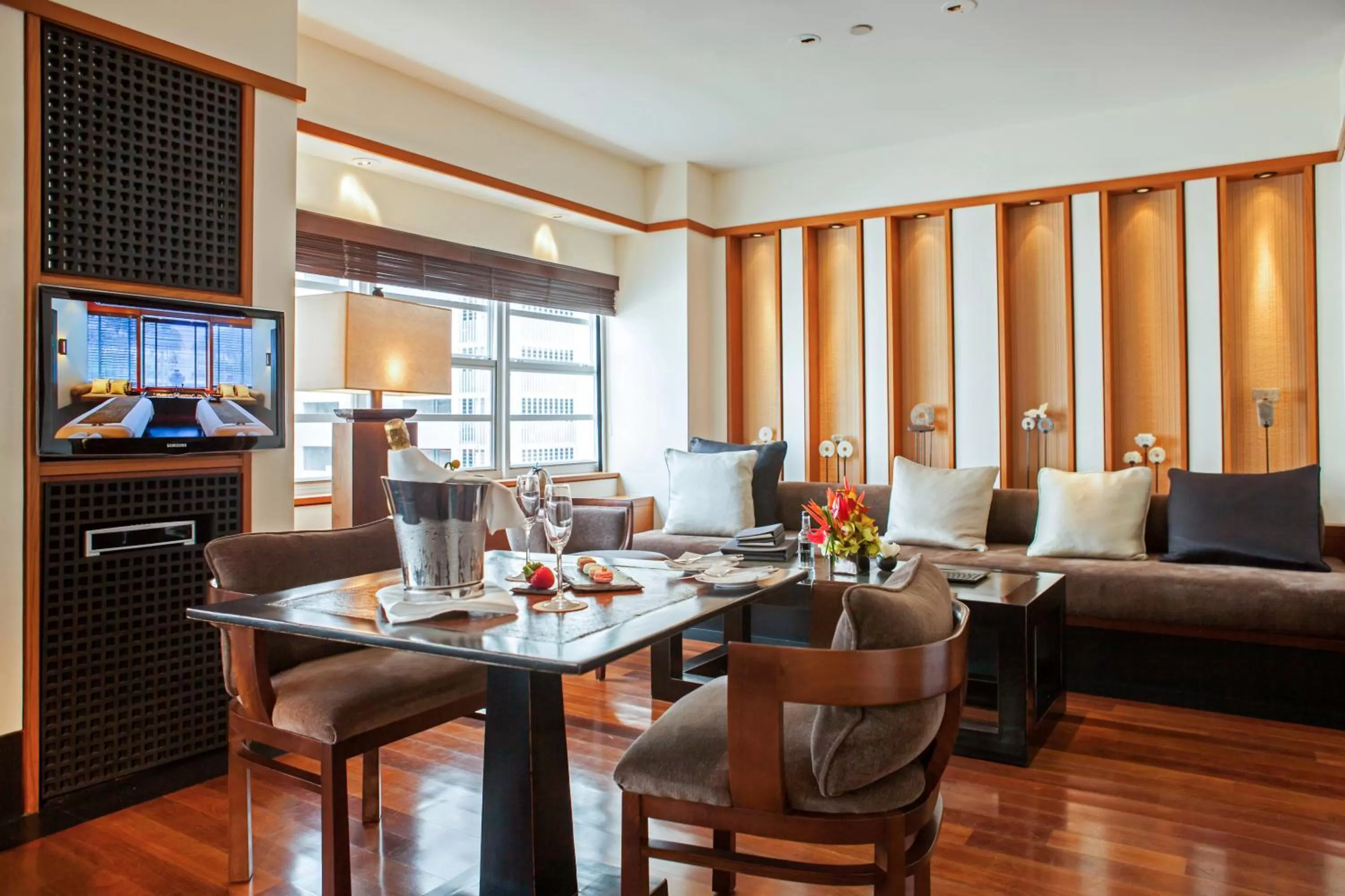 Living room in The Setai, Miami Beach