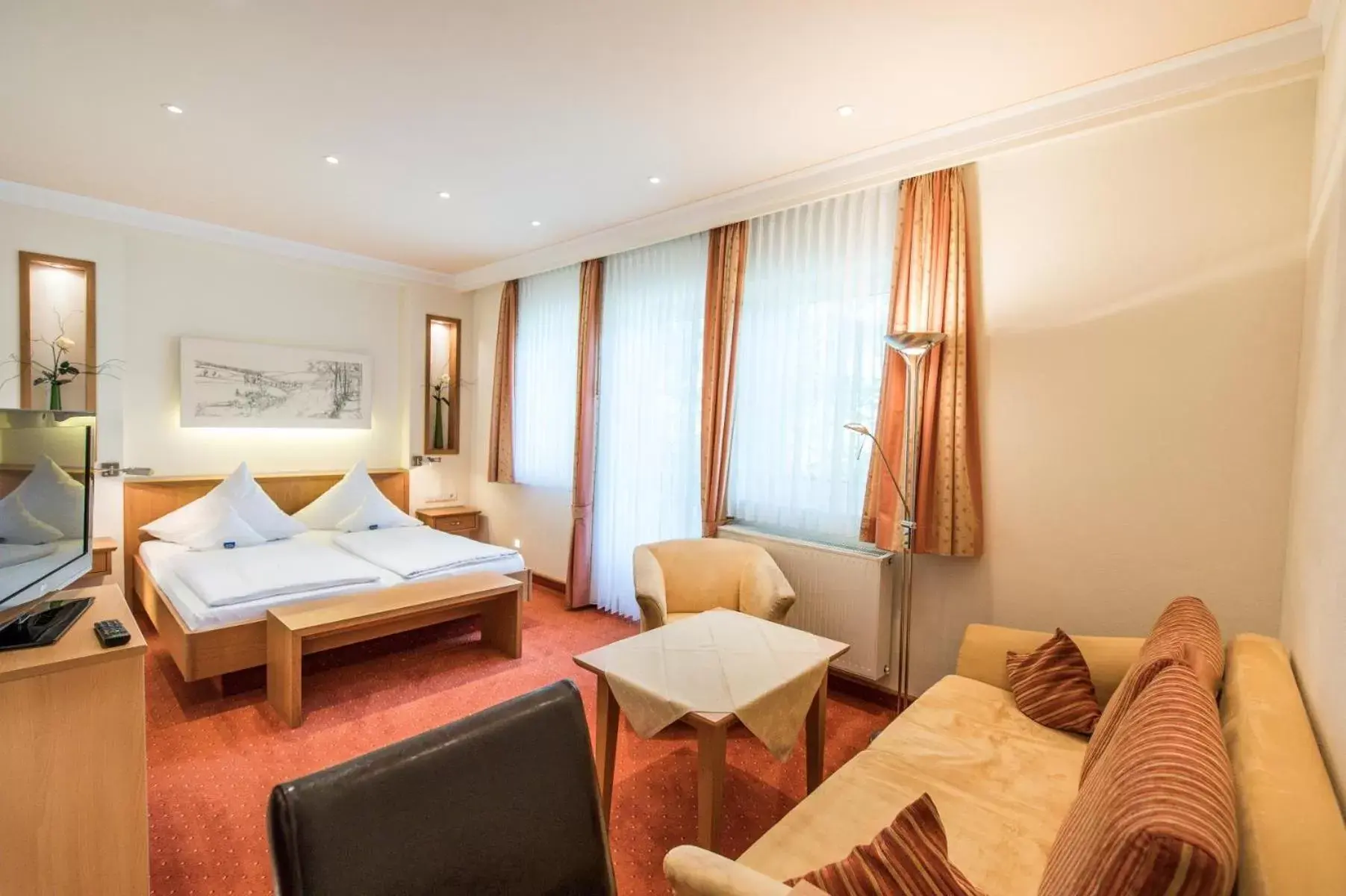 Comfort Double Room with Balcony in Hotel Hanses-Bräutigam Comfort Double Room with Balcony in Hotel Hanses-Bräutigam