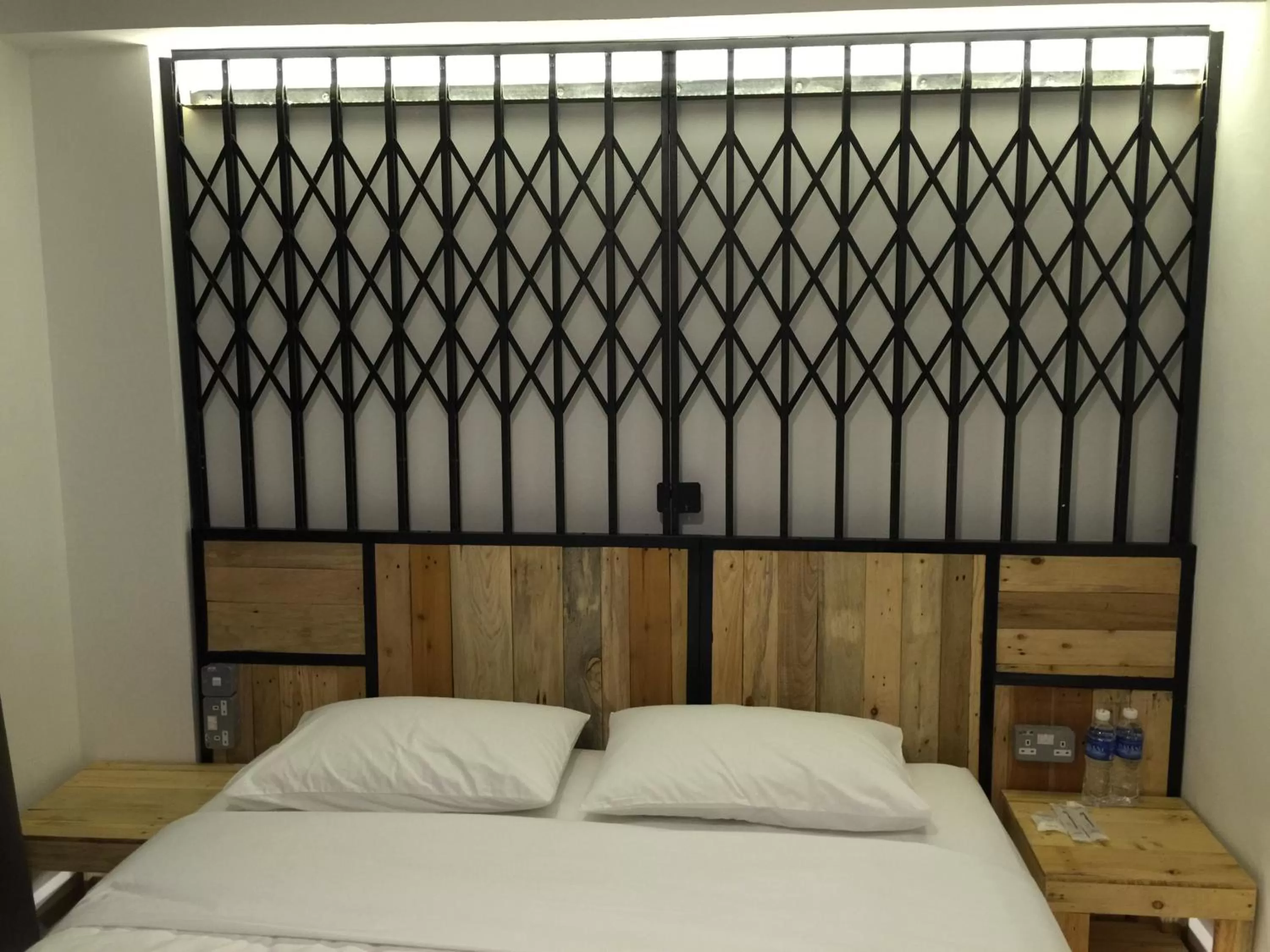 Bed in The Oikos Hotel