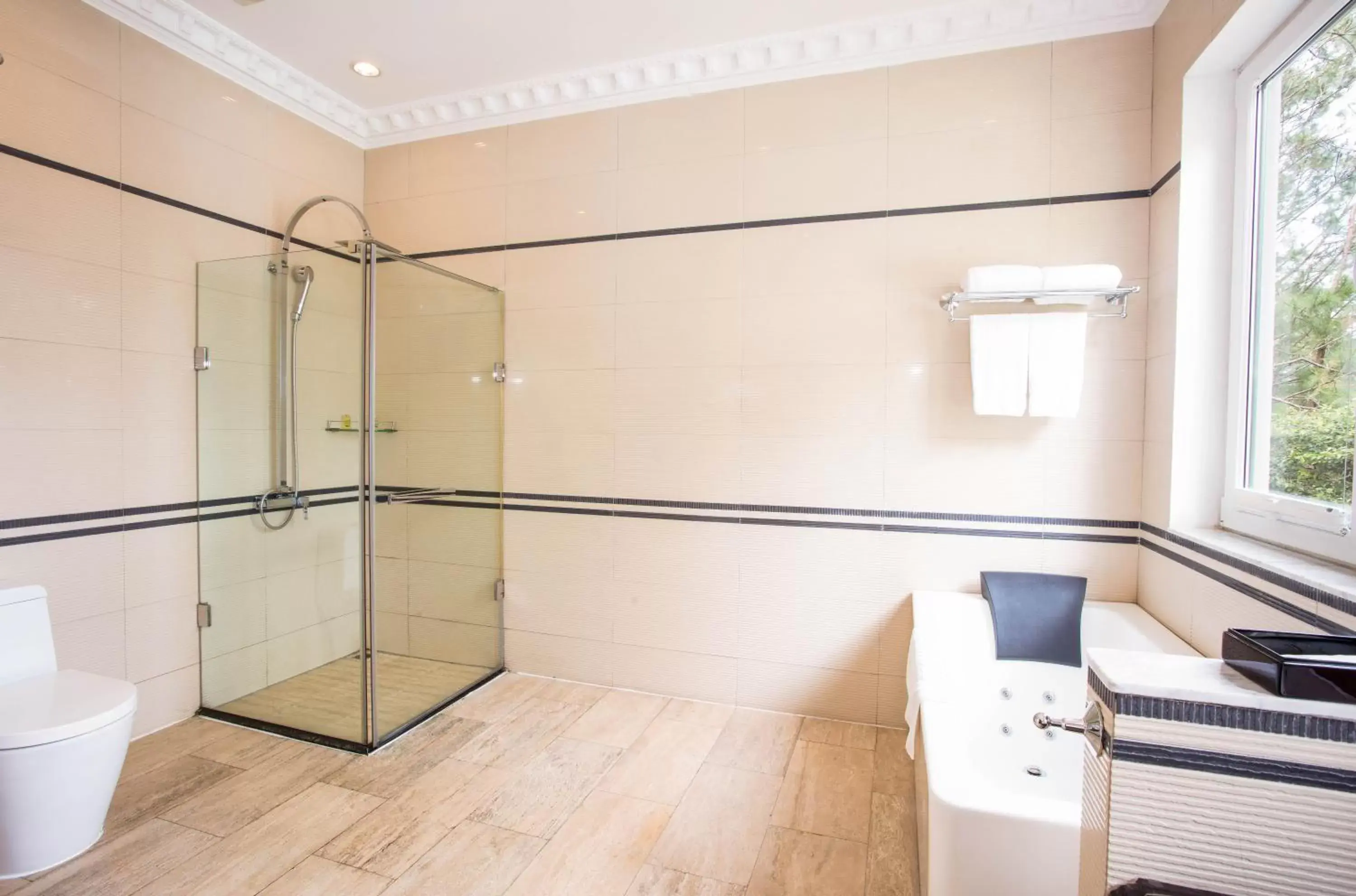 Luxury Double or Twin Room with Partial Lake View in Dalat Edensee Lake Resort & Spa Luxury Double or Twin Room with Partial Lake View in Dalat Edensee Lake Resort & Spa