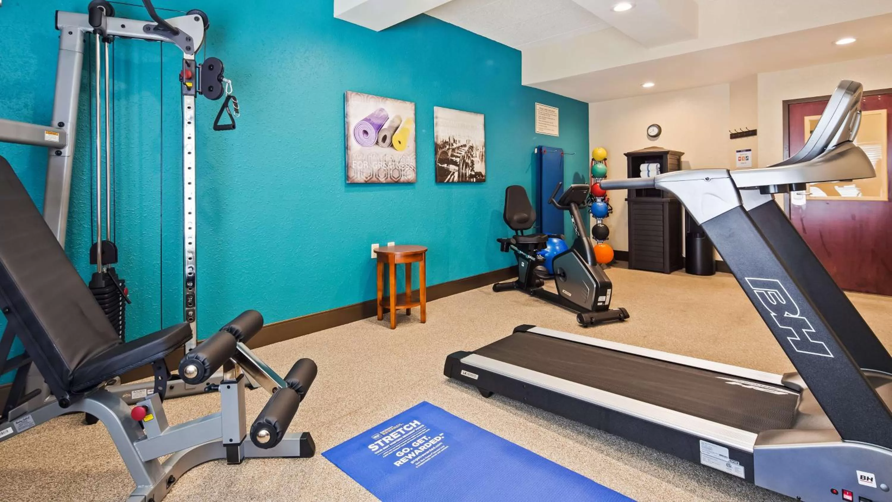 Fitness centre/facilities in Best Western Eagles Inn