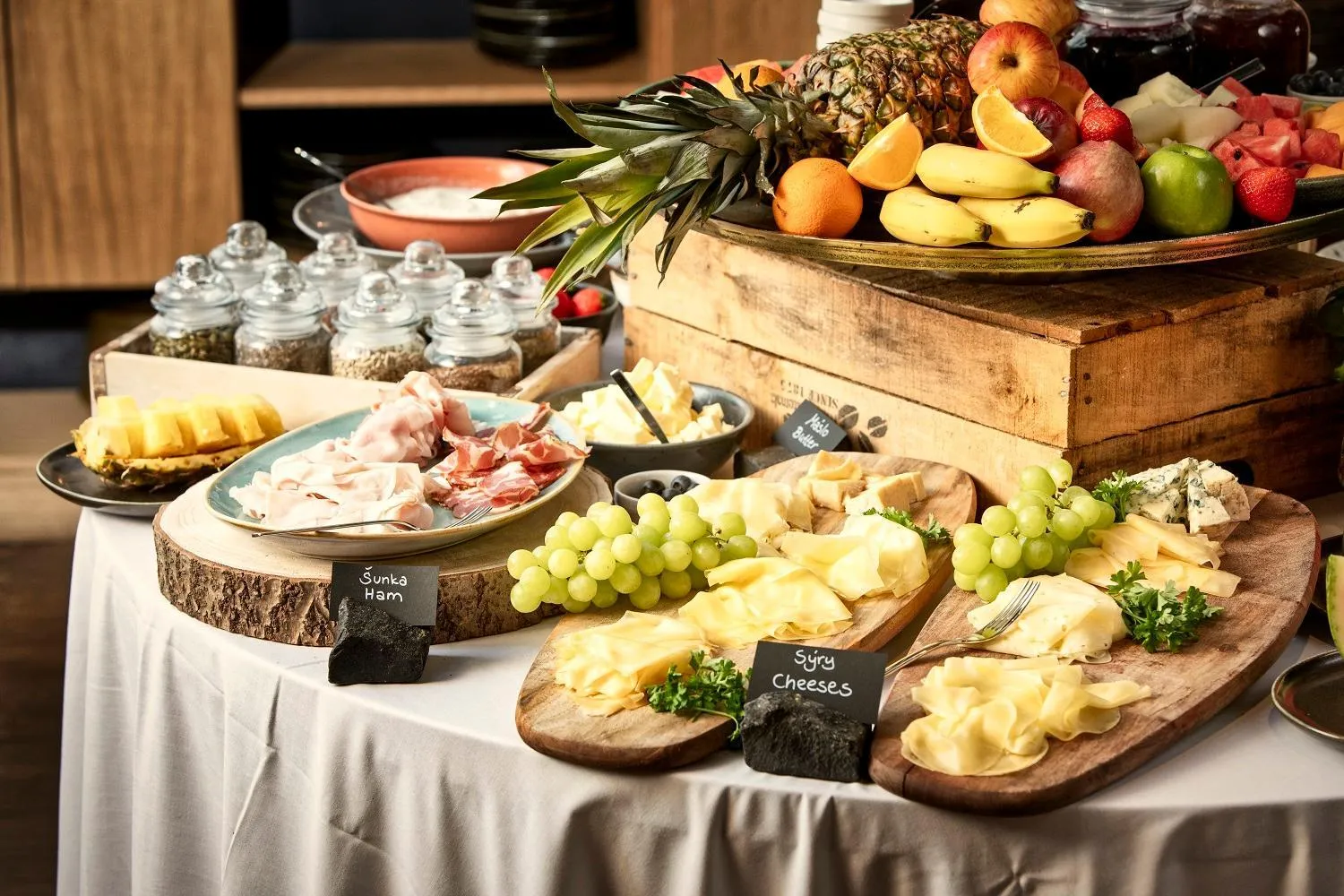 Buffet breakfast in MOSAIC HOUSE Design Hotel