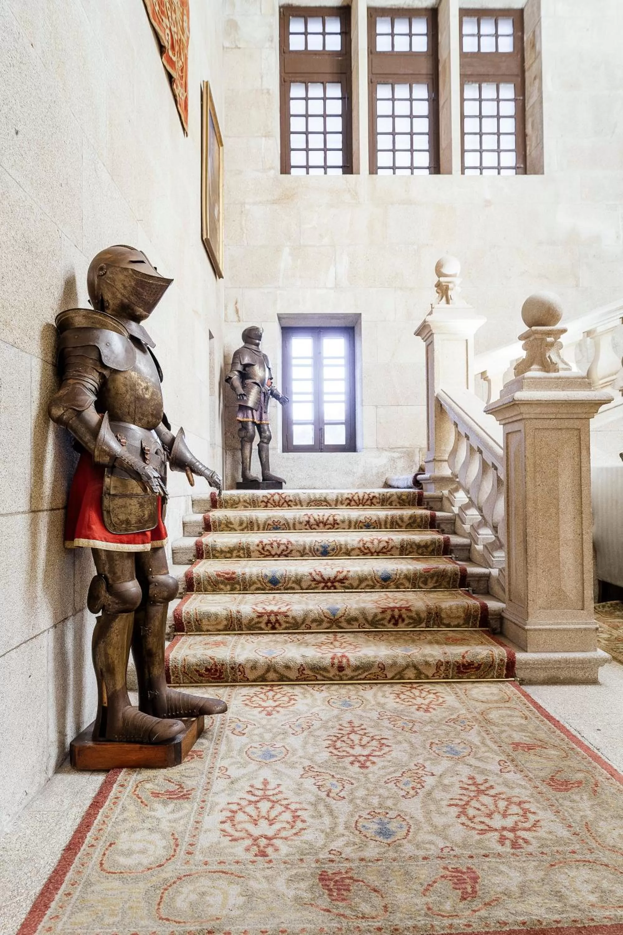 Lobby or reception in Parador de Baiona